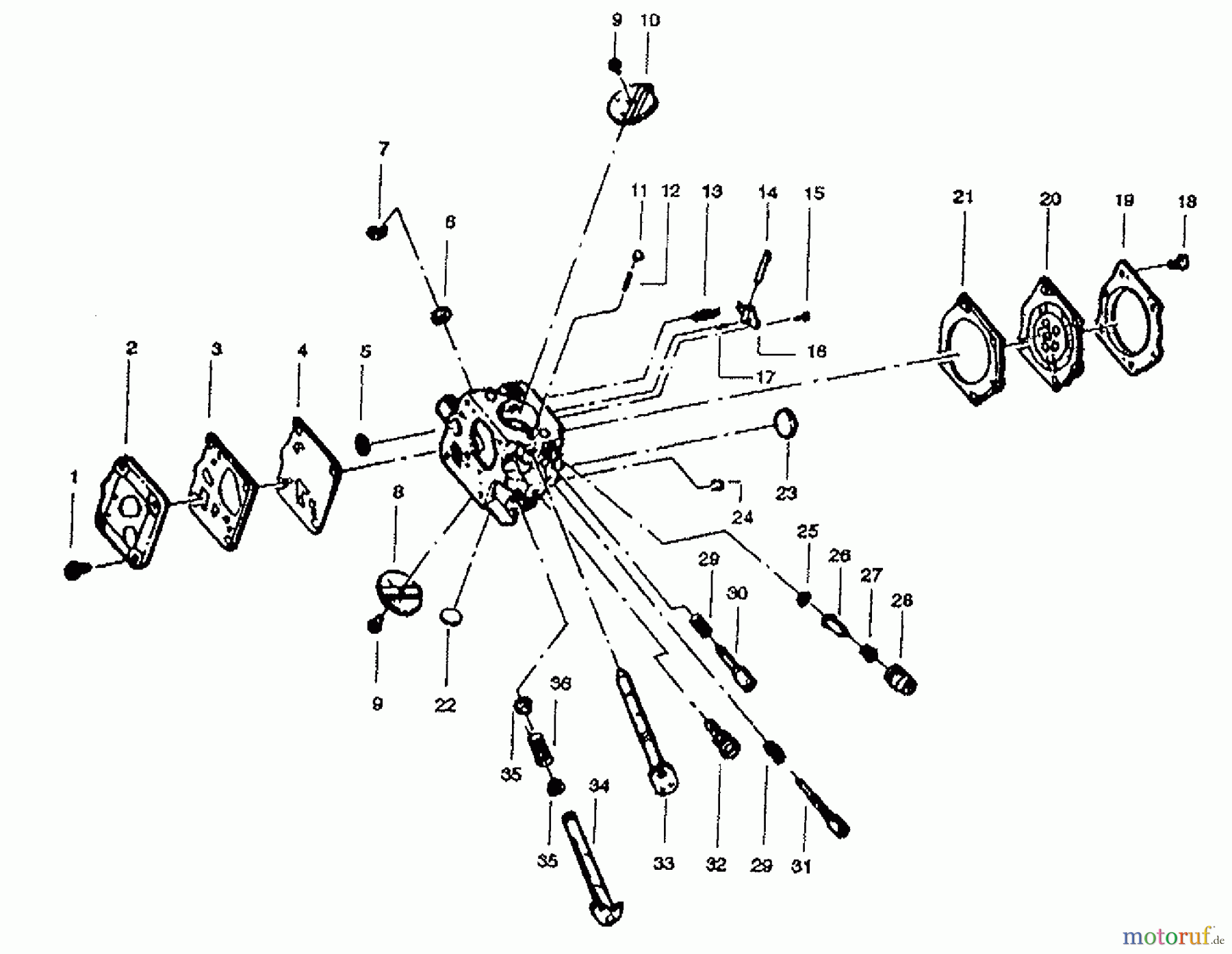  Poulan / Weed Eater Motorsägen 405 Plus - Poulan Pro Chainsaw Carburetor