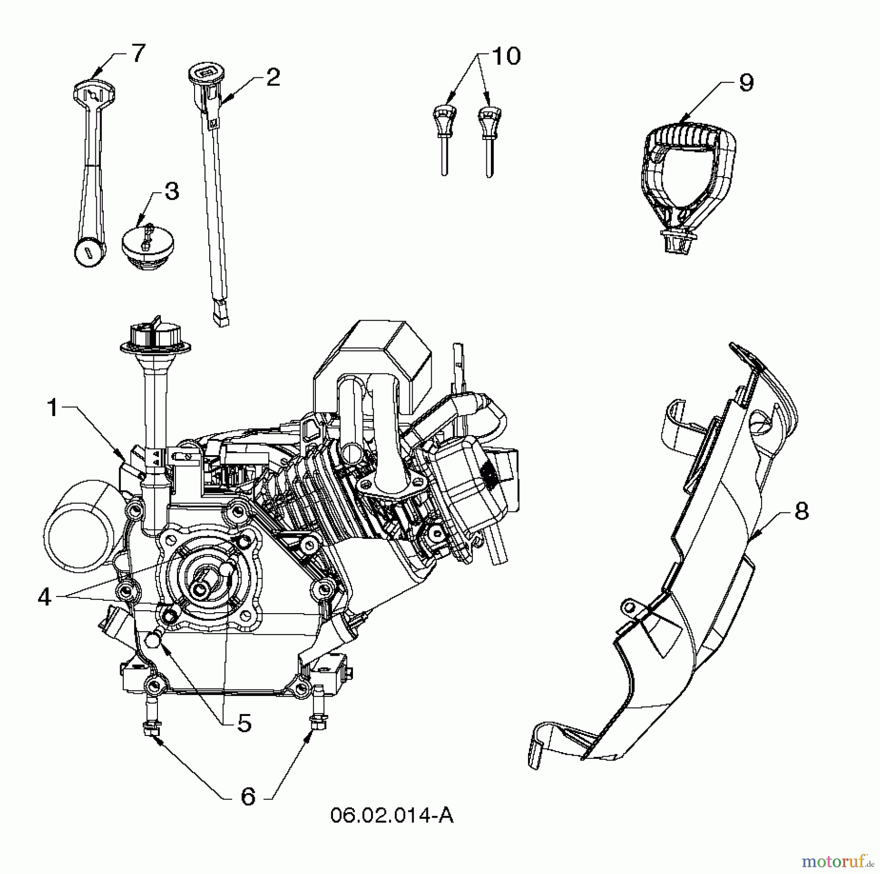  Poulan / Weed Eater Schneefräsen PP521ES (96188000601) - Poulan Pro Snow Thrower (2012-07) ENGINE