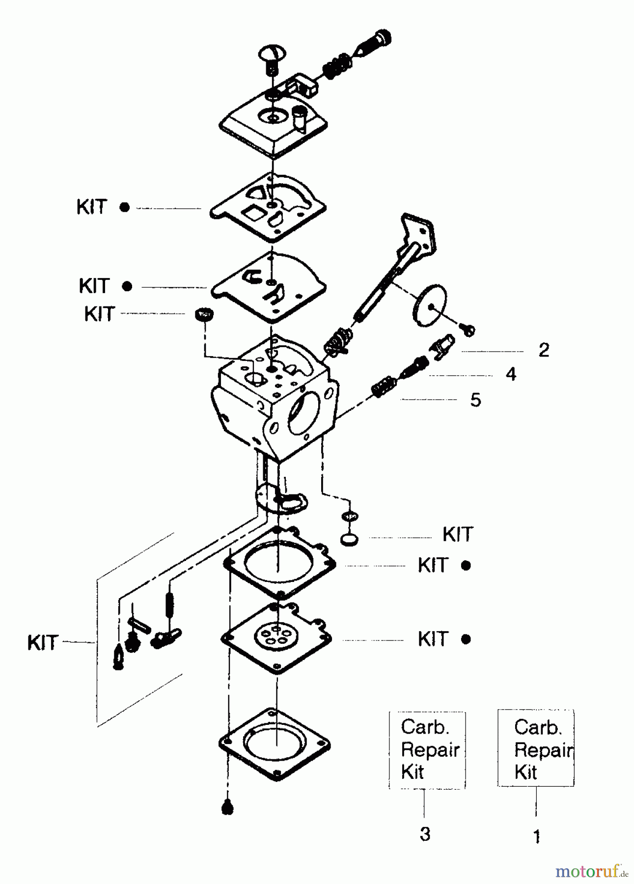  Poulan / Weed Eater Bläser / Sauger / Häcksler / Mulchgeräte SB180BV - Weed Eater Blower Carburetor Assembly WT141A #530069644