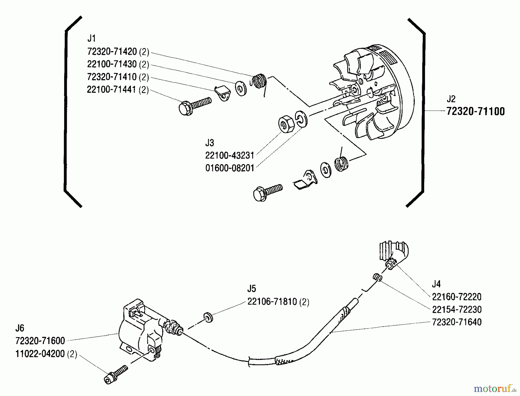  Shindaiwa Sägen, Motorsägen 357 - Shindaiwa Chainsaw Flywheel