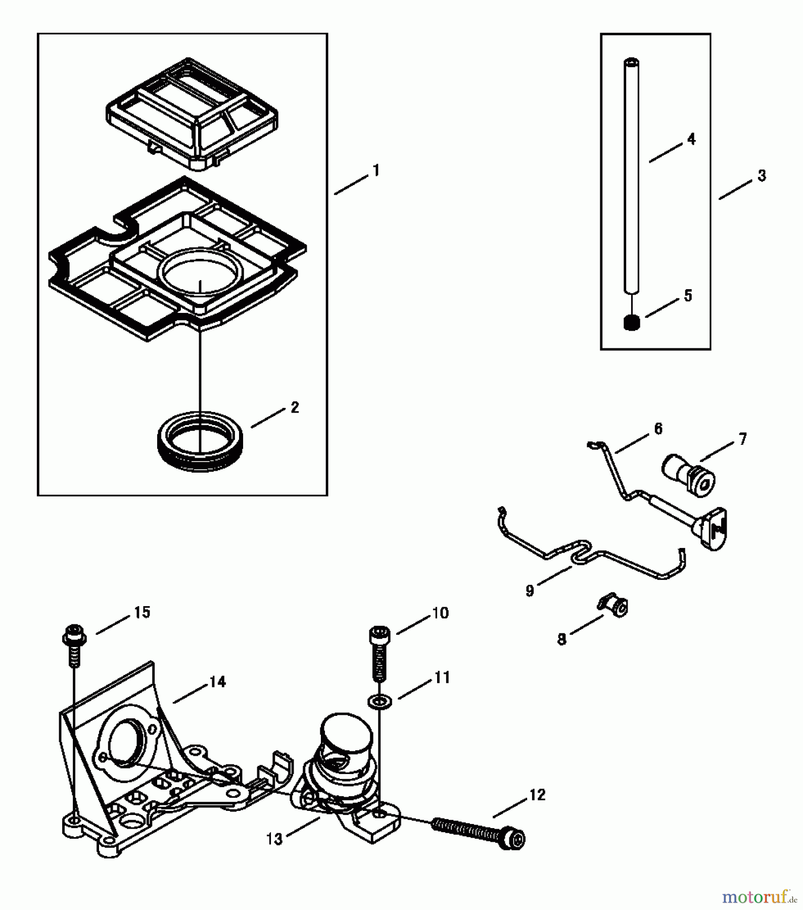  Shindaiwa Sägen, Motorsägen 488 - Shindaiwa Chainsaw, Air Cleaner