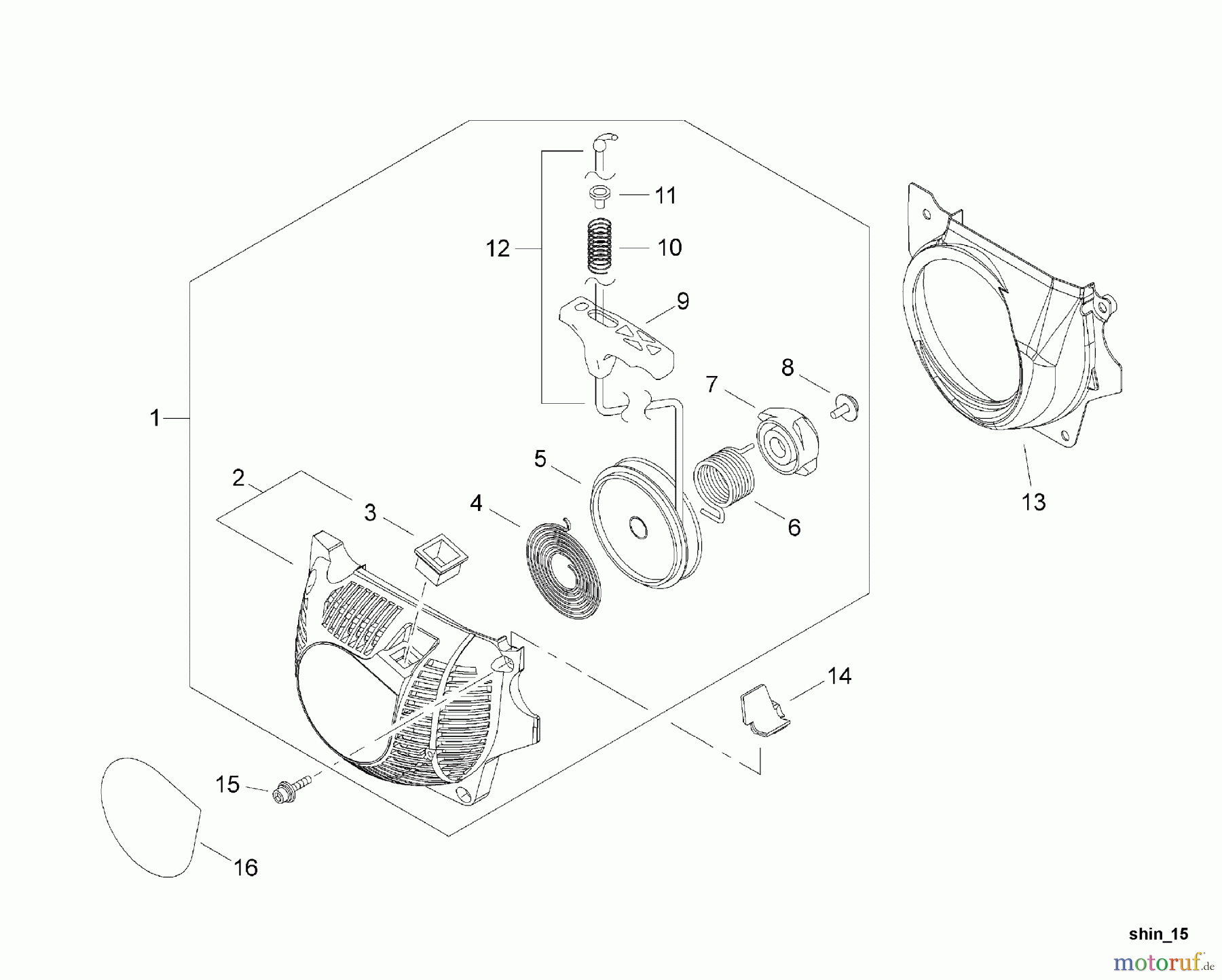  Shindaiwa Sägen, Motorsägen 502S - Shindaiwa Chainsaw Starter