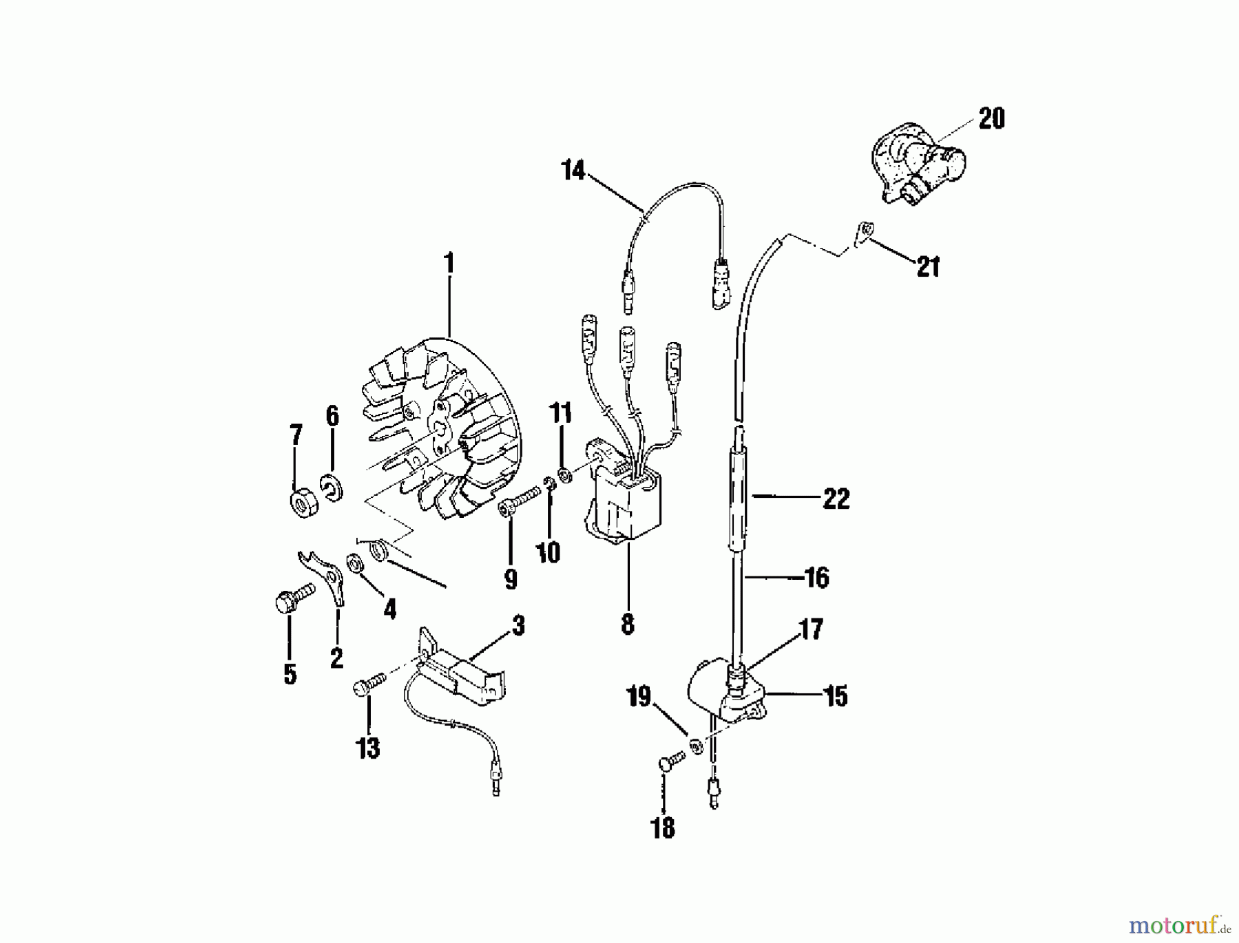  Shindaiwa Sägen, Motorsägen 550 - Shindaiwa Chainsaw Ignition System