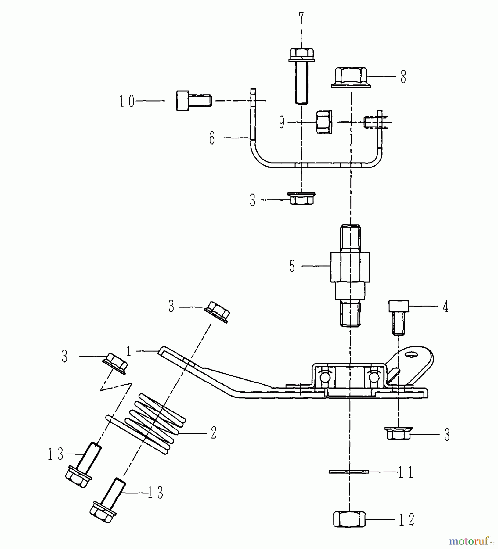  Shindaiwa Trimmer, Faden / Bürste BP40LA - Shindaiwa String Trimmer / Brush Cutter Swivel Bracket