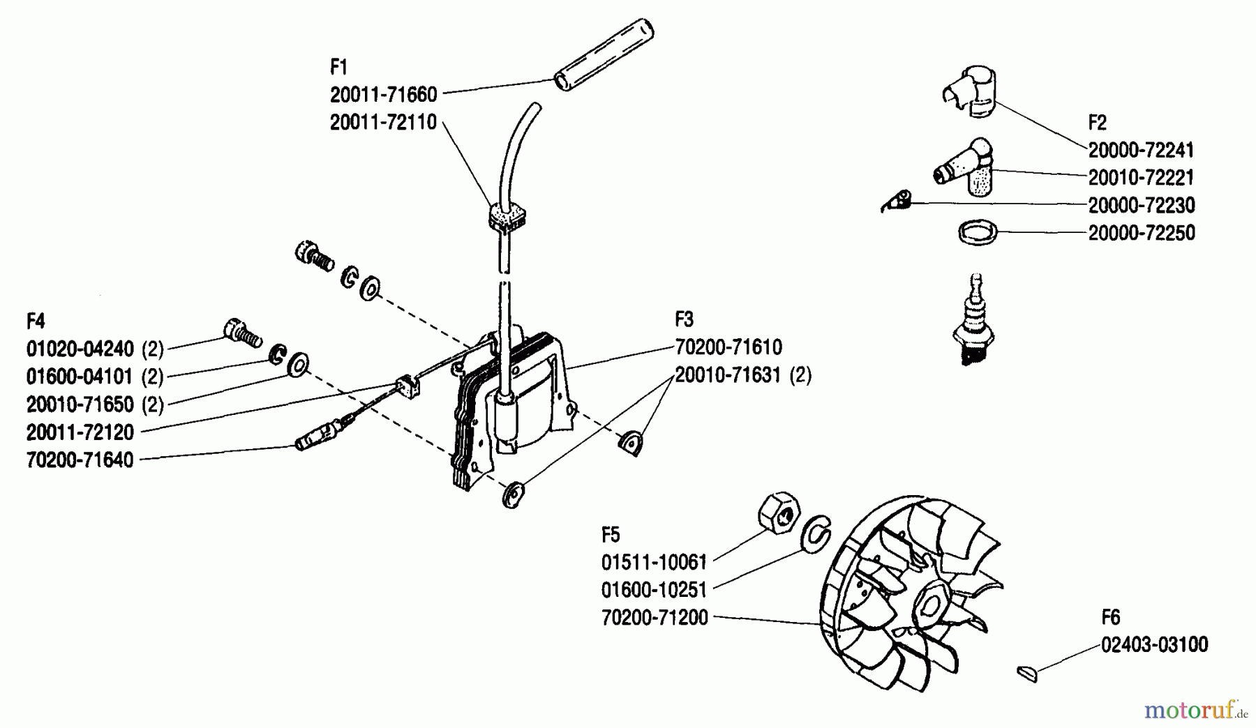  Shindaiwa Trimmer, Faden / Bürste T350 - Shindaiwa String Trimmer Flywheel