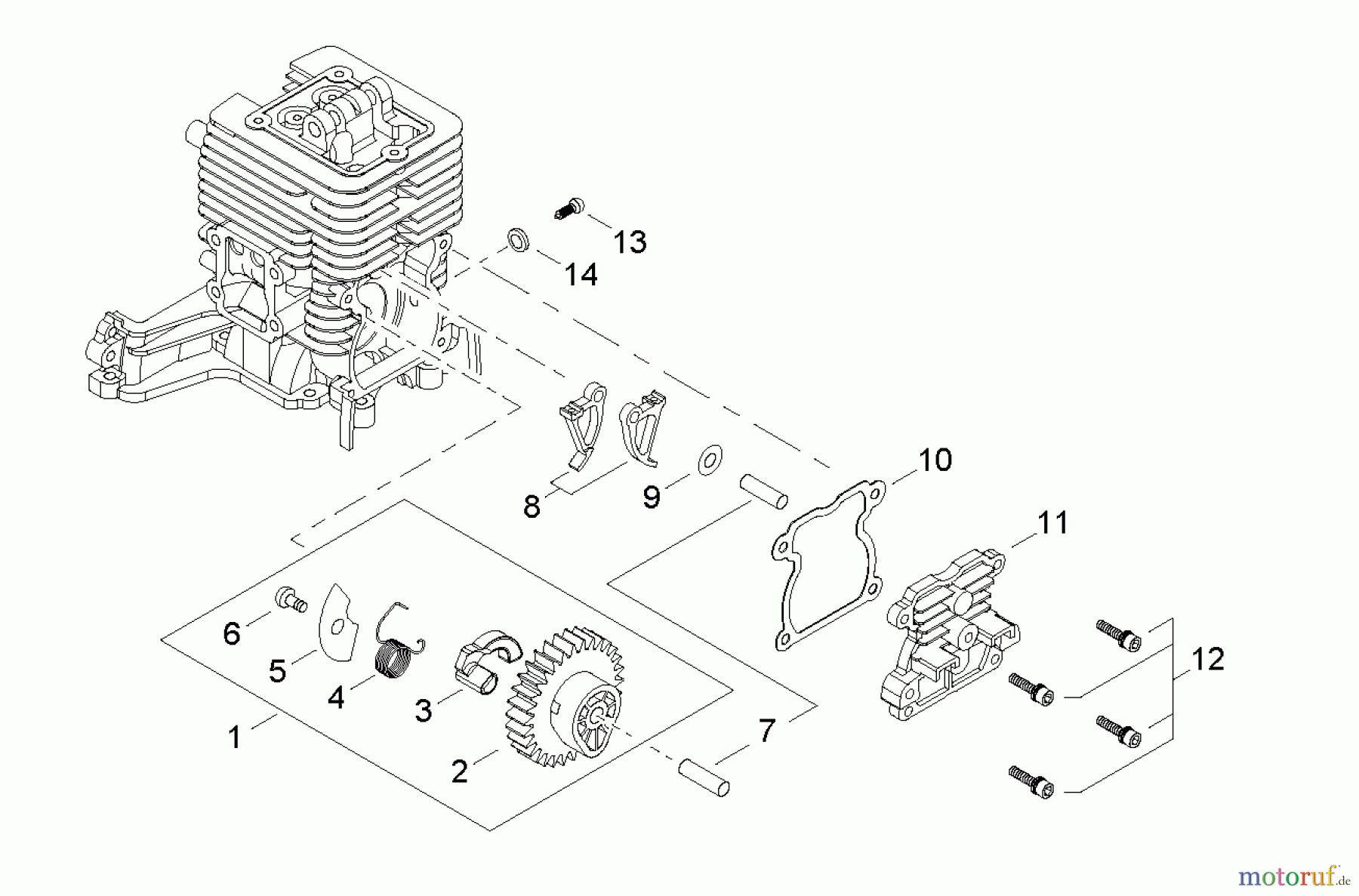  Shindaiwa Wasserpumpen GP344 - Shindaiwa Water Pump, S/N: T16113001001 - T16113999999 Cam Gear