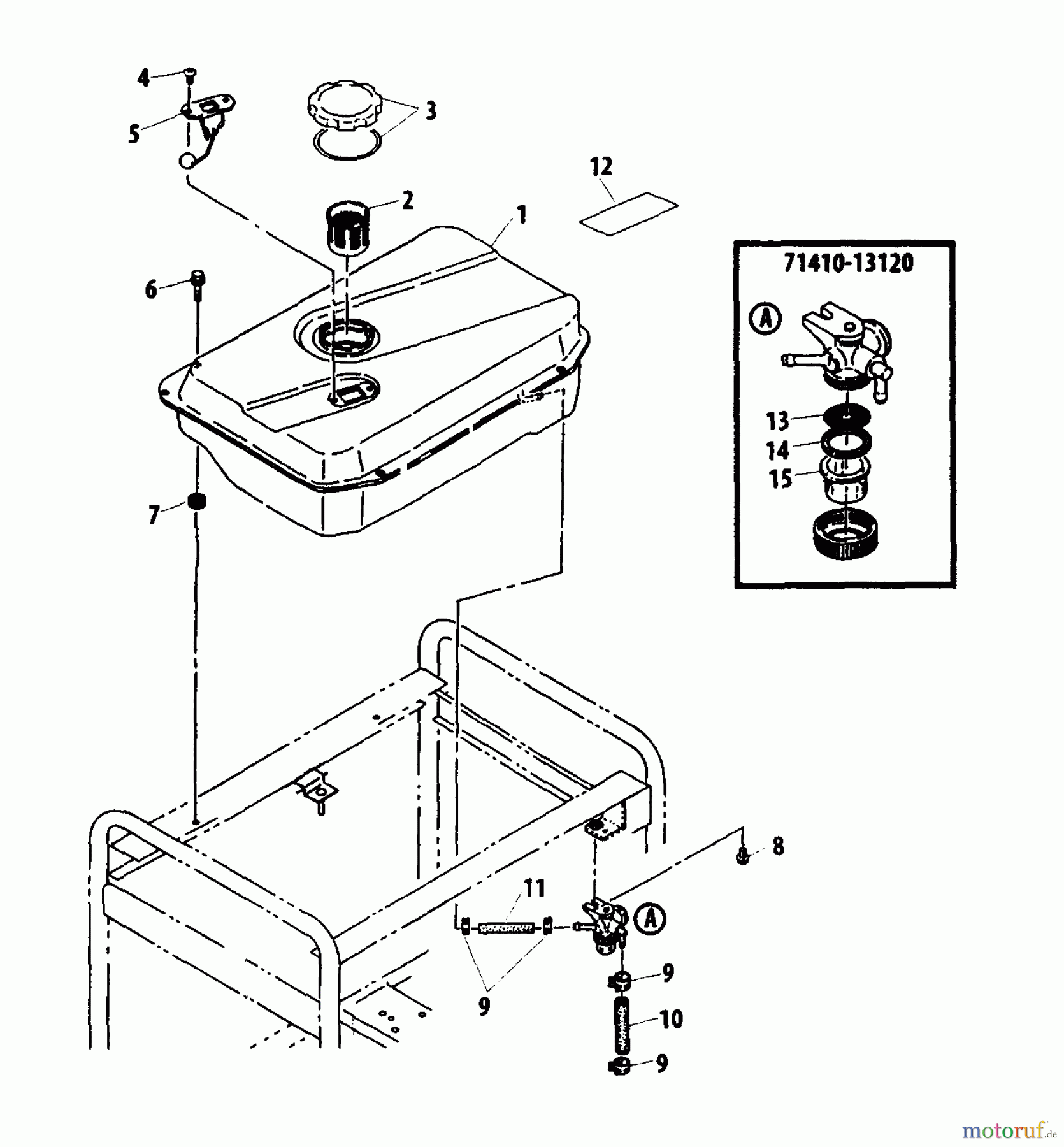  Shindaiwa Stromerzeuger EGR6000E - Shindaiwa Generator Fuel Tank