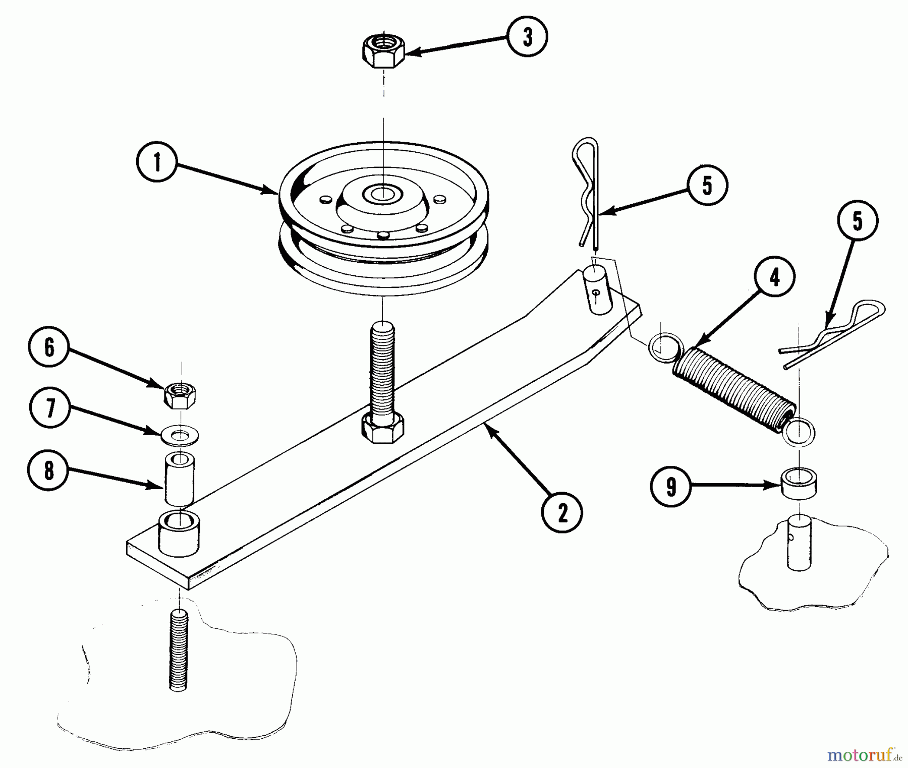  Snapper Nullwendekreismäher, Zero-Turn Z160T (82149) - Snapper 16 HP Zero-Turn Mower, Chain Drive, ZTR Series 0 Single Idler Assembly