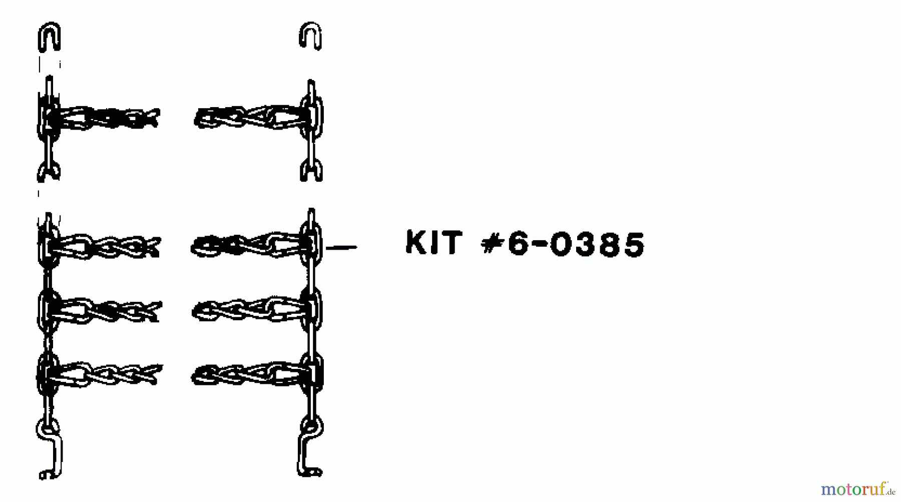  Snapper Rasen- und Gartentraktoren 1650A (80524) - Snapper 16 HP Garden Tractor, Hydro Drive, MF Series Tire Chains