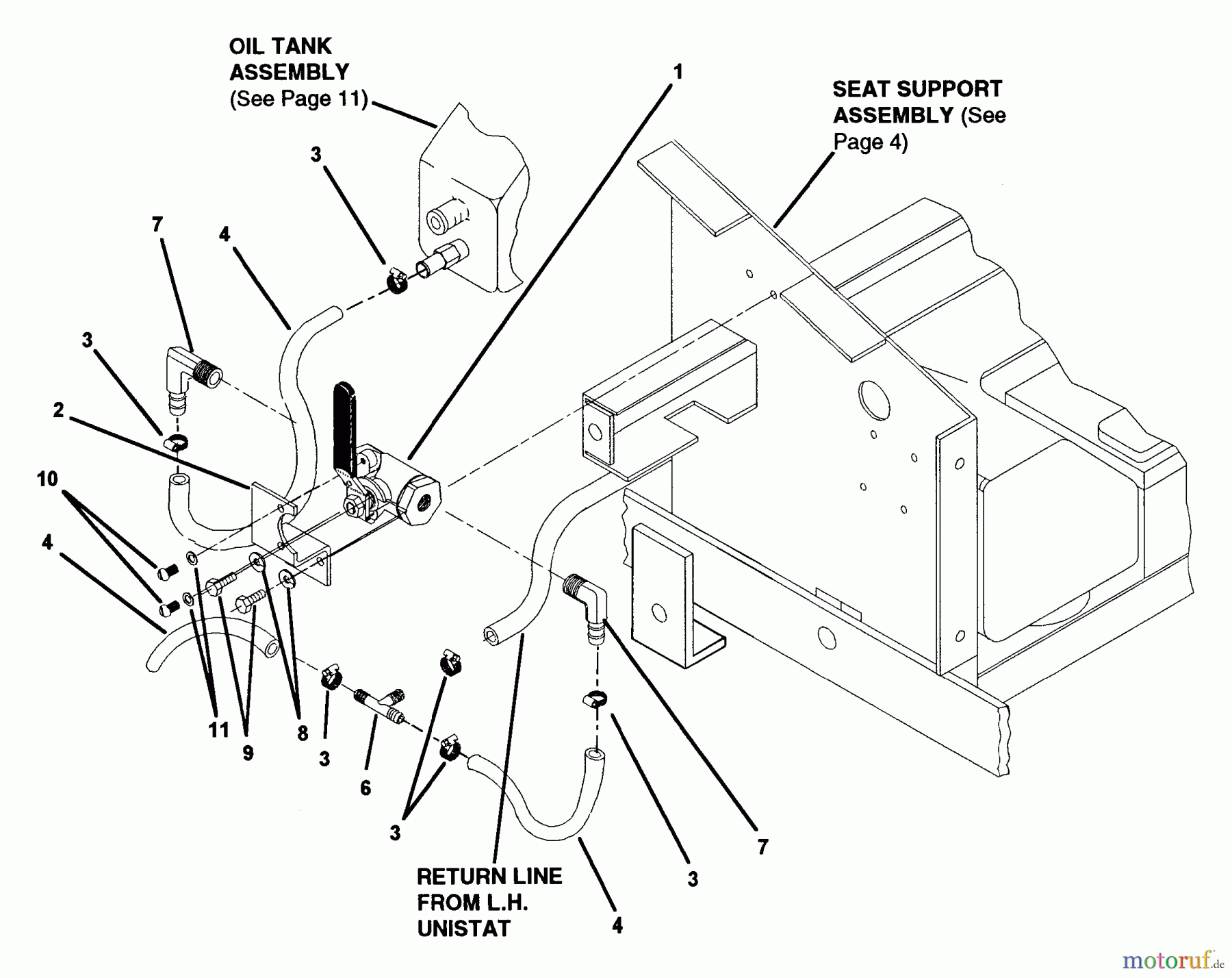 Snapper Nullwendekreismäher, Zero-Turn ZU2014K (80455) - Snapper 20 HP Zero-Turn Mower, Twin Stick, Unistat Drive, ZTR Series 4 Parking Brake Assembly