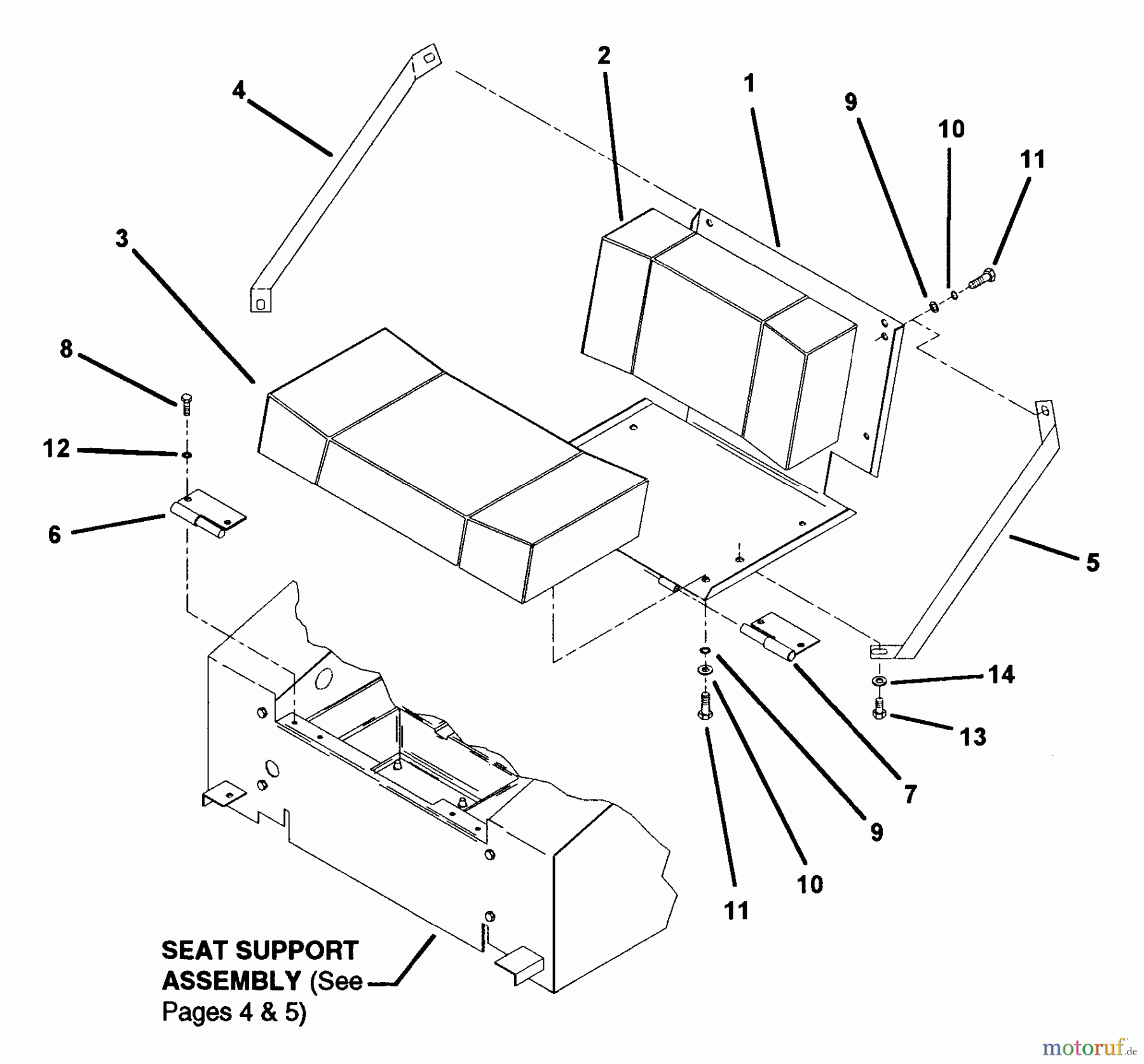 Snapper Nullwendekreismäher, Zero-Turn ZU2014K (80455) - Snapper 20 HP Zero-Turn Mower, Twin Stick, Unistat Drive, ZTR Series 4 Seat Assembly