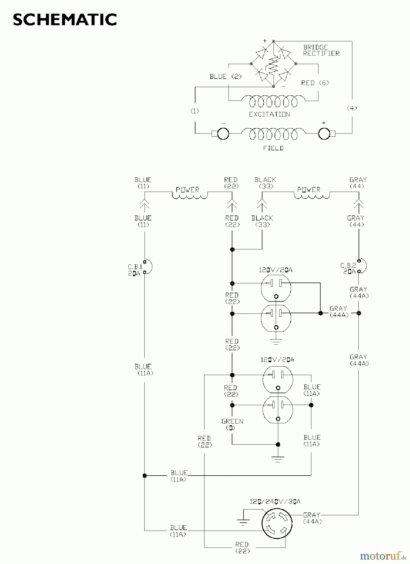  Snapper Sonstiges G56000 (030215) - Snapper 5650 Watt Generator, 10 HP WIRING SCHEMATIC