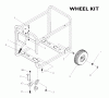 Snapper G56000 (030215-1) - 5600 Watt Generator, 10 HP Ersatzteile WHEEL KIT