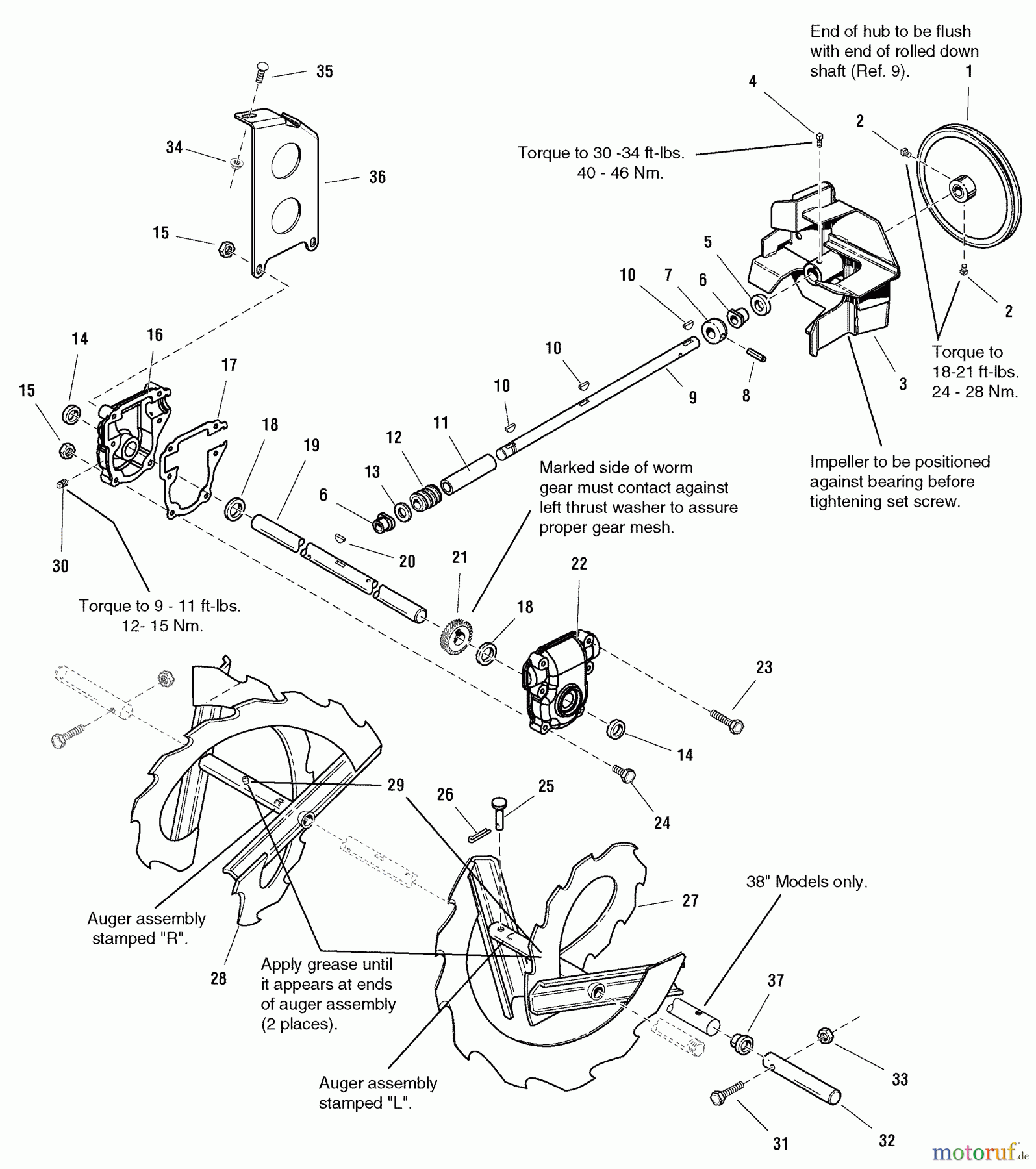  Snapper Schneefräsen 105287E (1694855) - Snapper 28