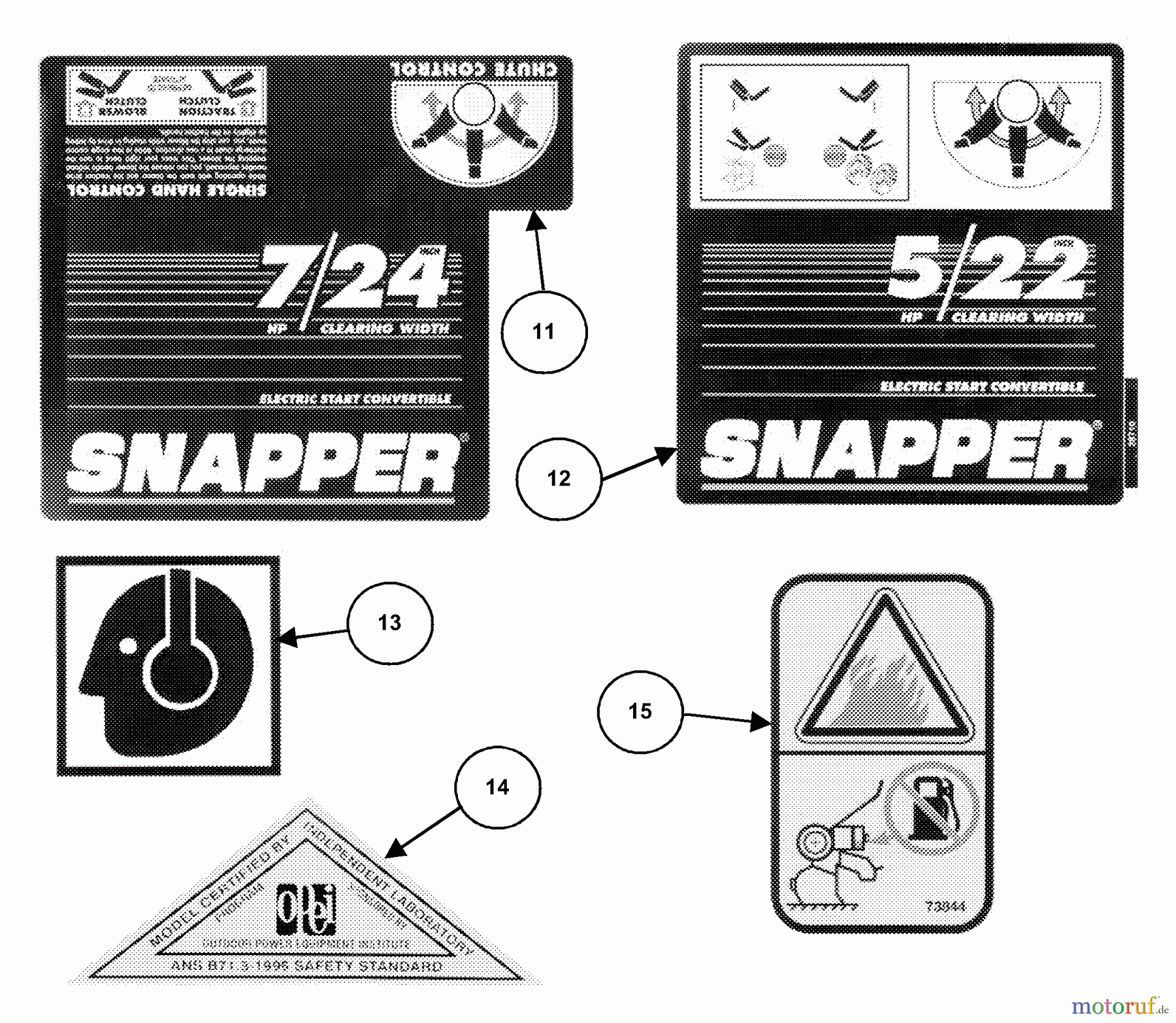  Snapper Schneefräsen EI7243 - Snapper 24