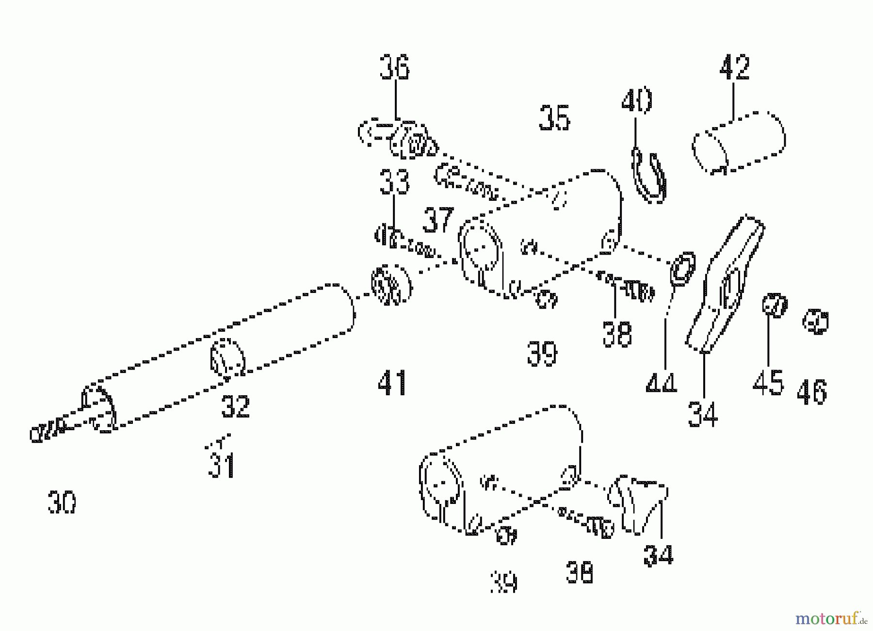  Tanaka Zubehör TPS-210 - Tanaka Pole Saw Attachment Drive Shaft & Coupling