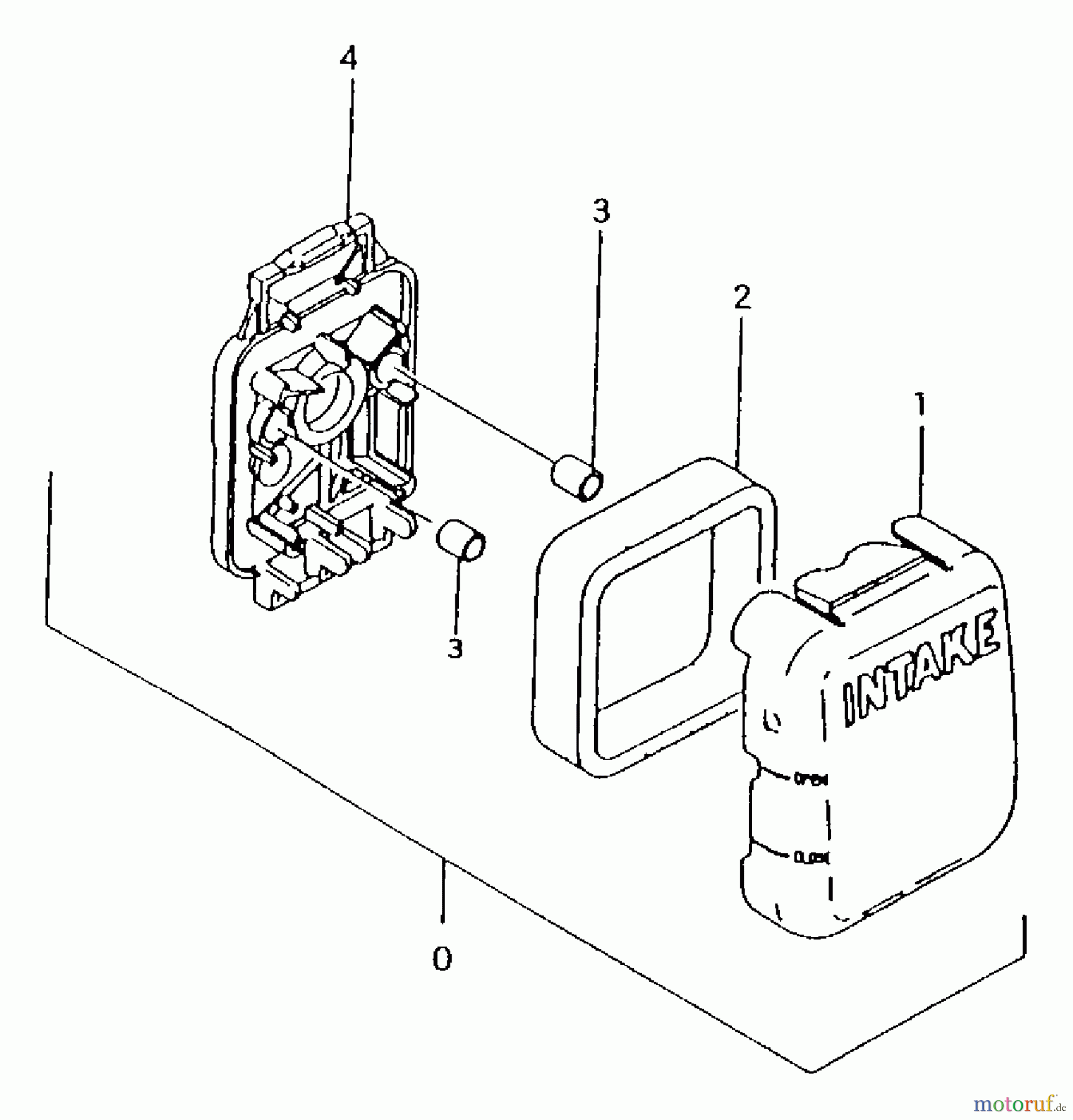  Tanaka Trimmer, Motorsensen AST-210 - Tanaka AutoStart Trimmer Air Cleaner