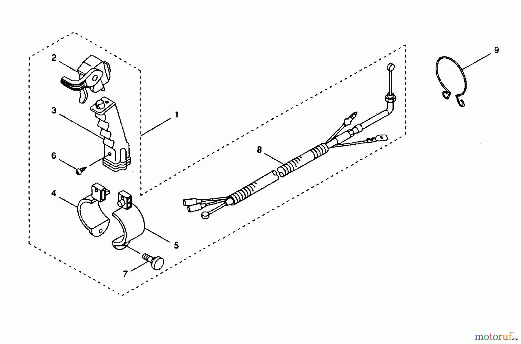  Tanaka Blasgeräte, Sauger, Häcksler, Mulchgeräte TBL-4600 - Tanaka Backpack Blower Optional Throttle Kit