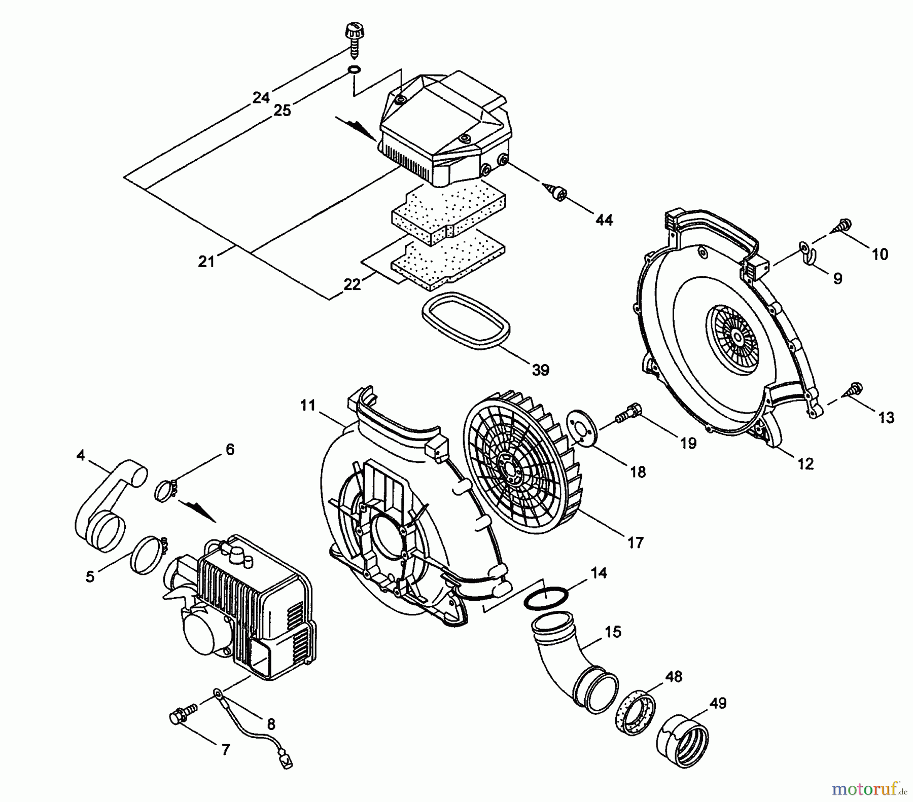  Tanaka Blasgeräte, Sauger, Häcksler, Mulchgeräte TBL-7600 - Tanaka Backpack Blower Blower