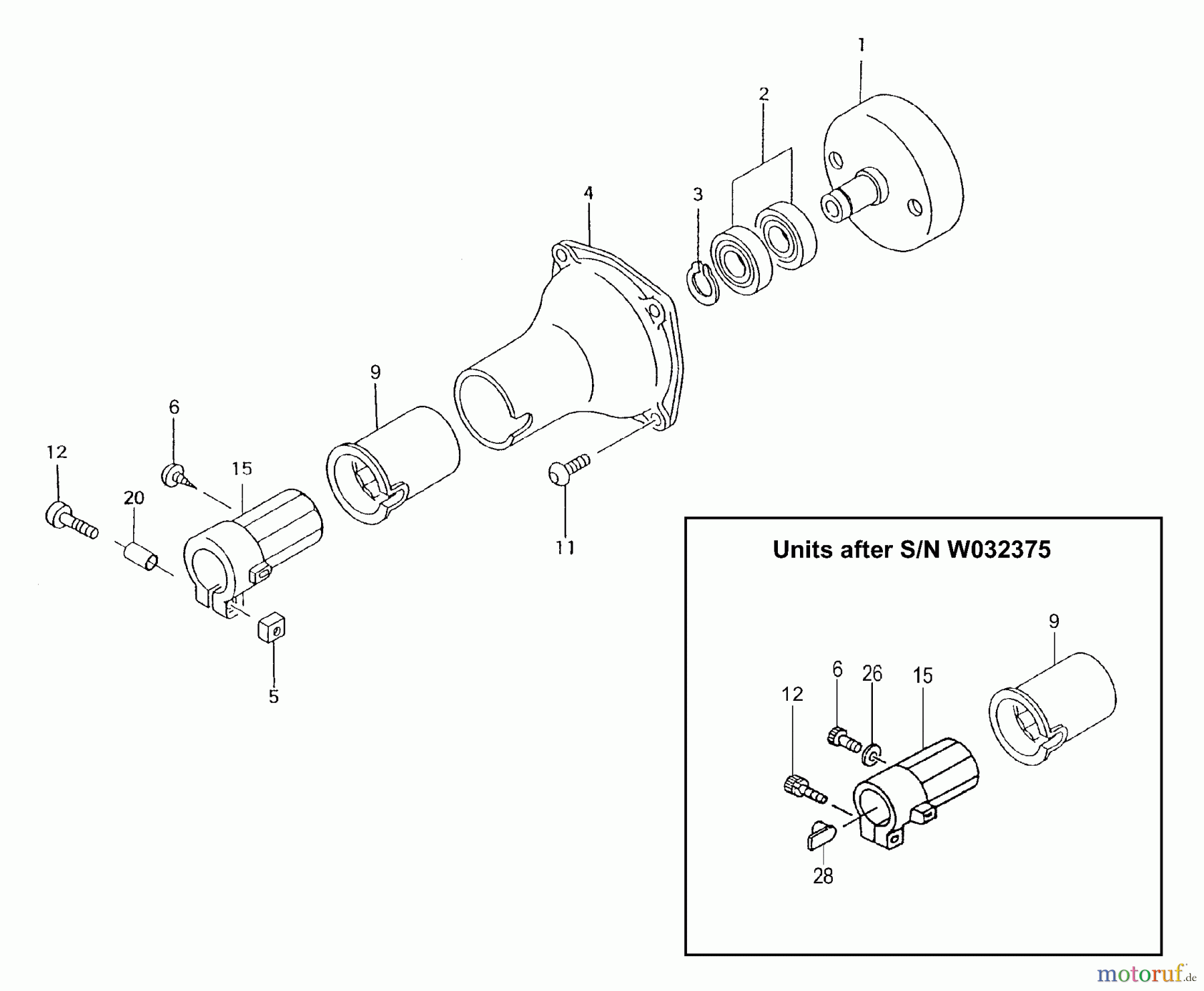  Tanaka Trimmer, Motorsensen TBC-430PF - Tanaka Brush Cutter Clutch Case