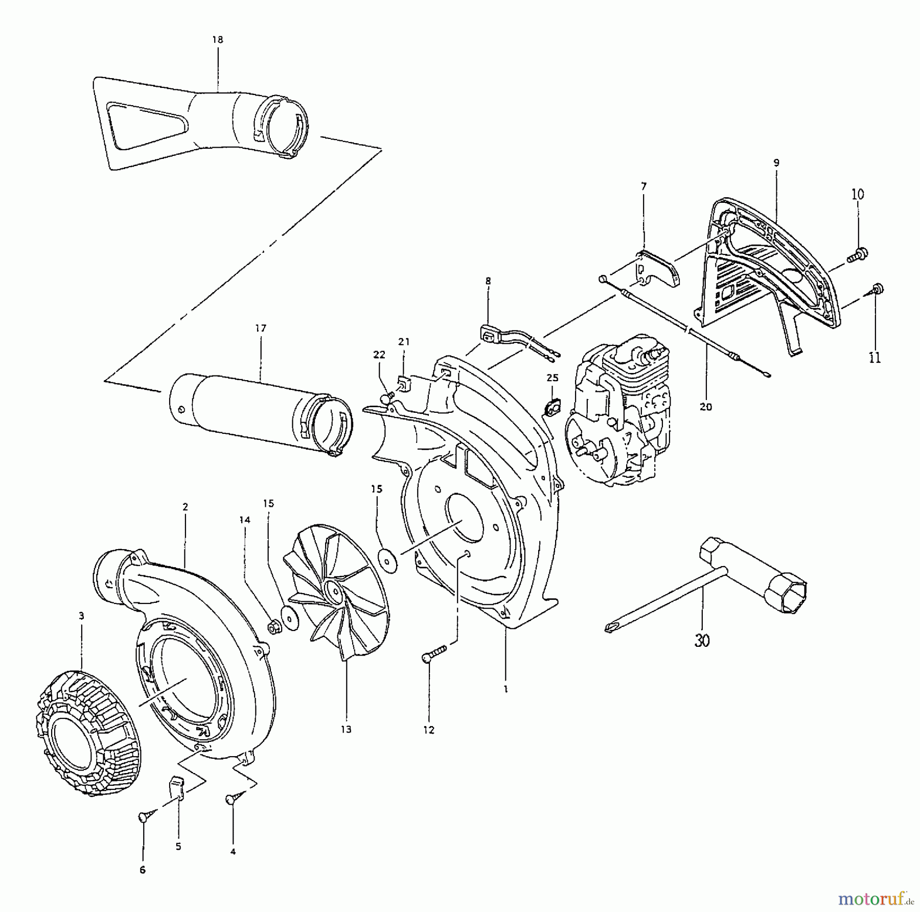  Tanaka Blasgeräte, Sauger, Häcksler, Mulchgeräte THB-2500 - Tanaka Handheld Blower Blower