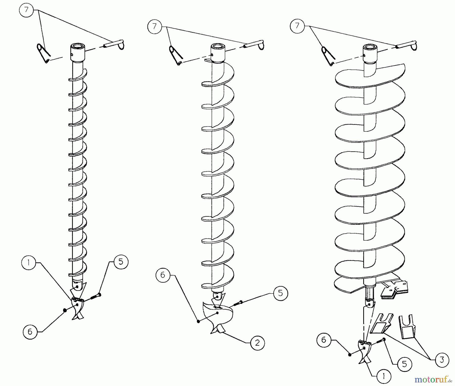  Tanaka Erdbohrer TIA-302 - Tanaka Power Auger Pengo Bits 2