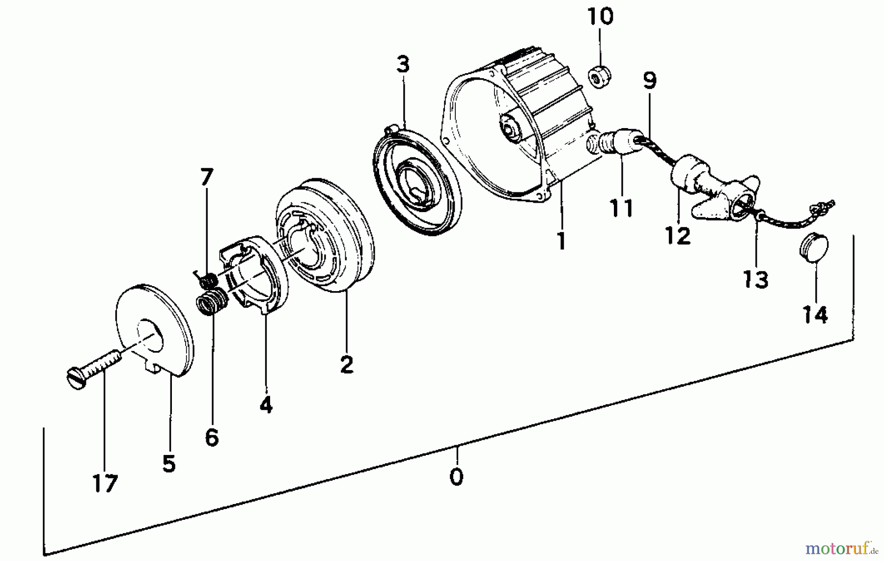  Tanaka Erdbohrer TIA-302 - Tanaka Power Auger Recoil Starter