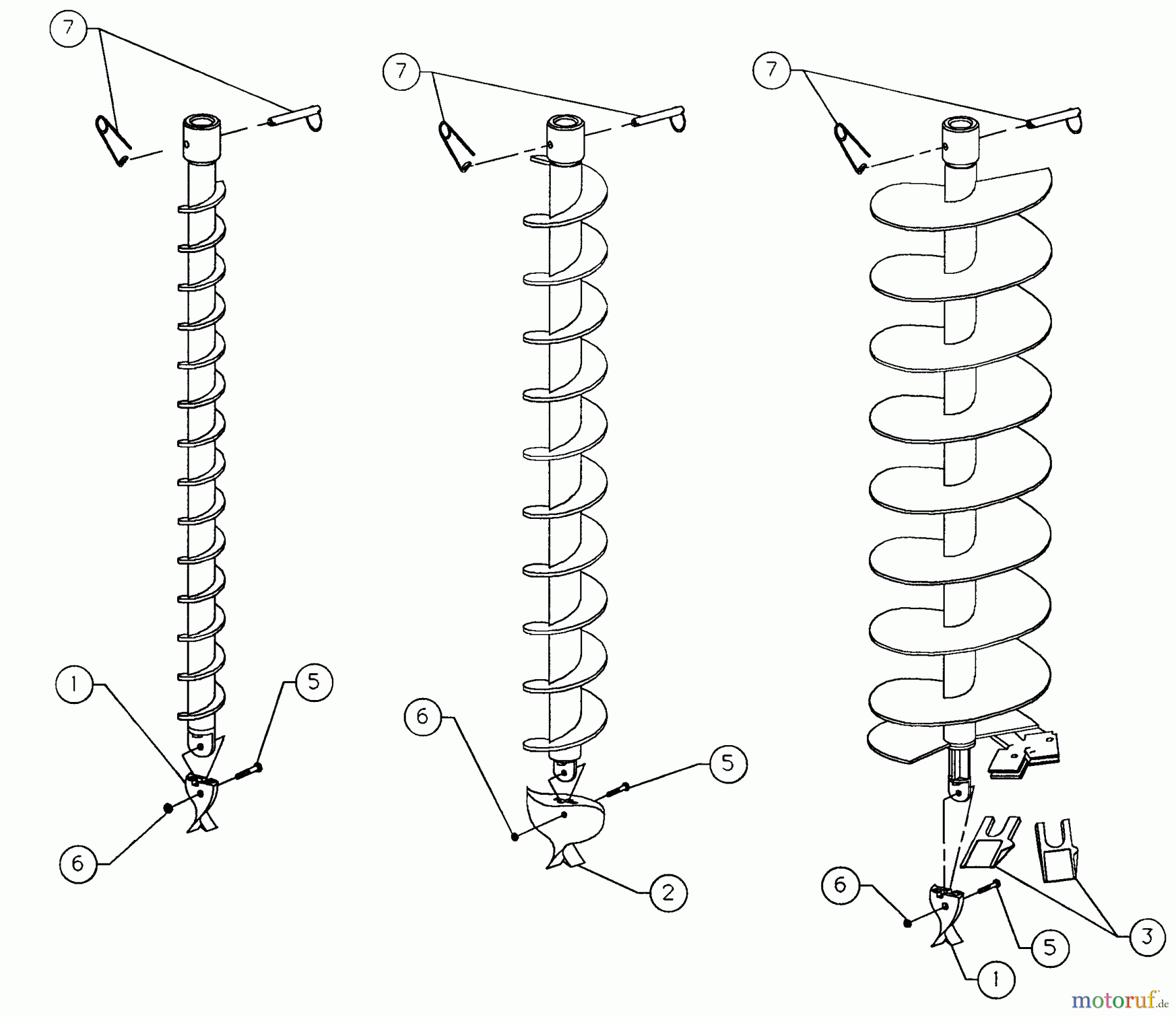  Tanaka Erdbohrer TIA-350S - Tanaka One Man Earth Auger Pengo Bits 2