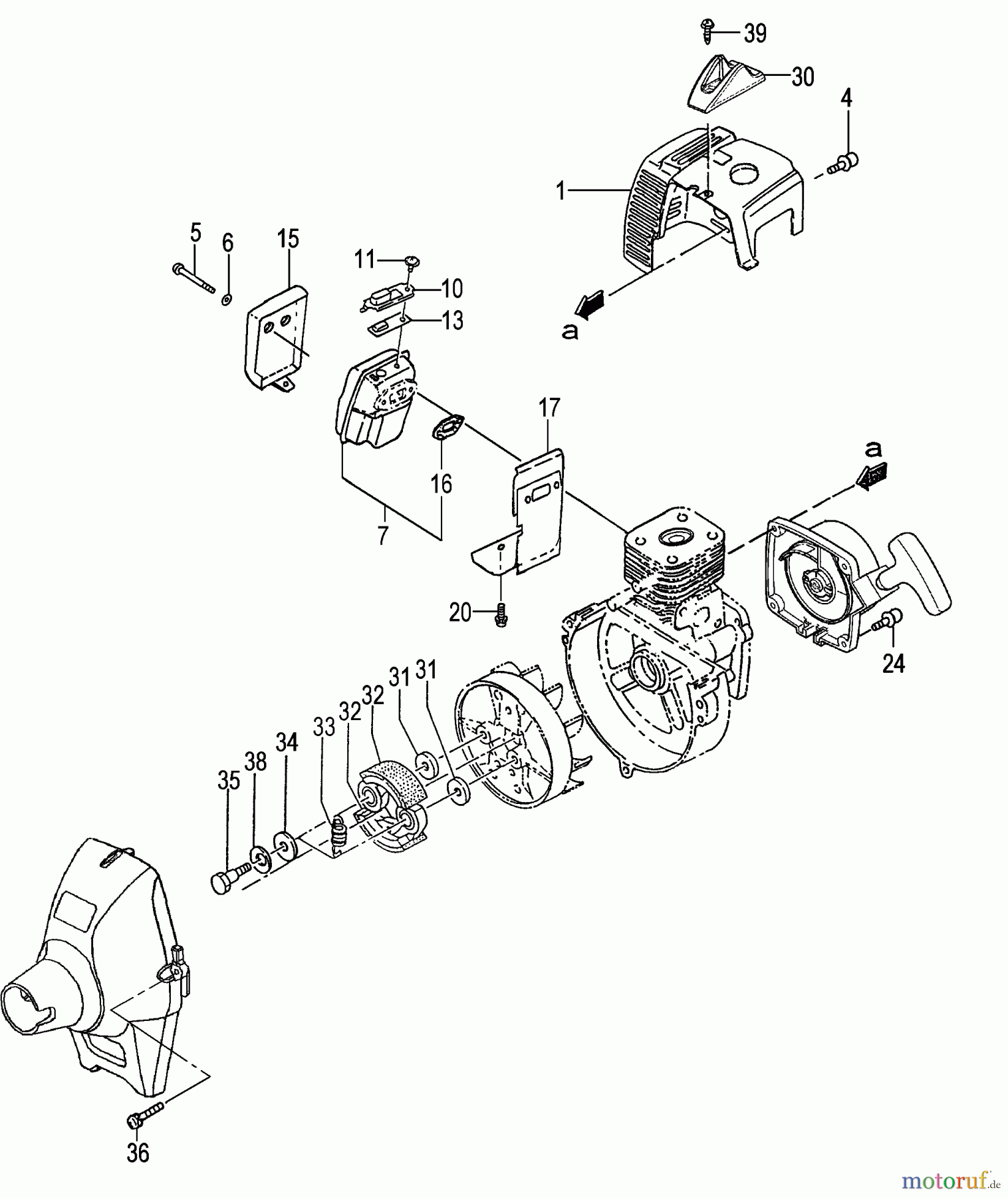  Tanaka Zubehör TBC-250SF - Tanaka Smart Fit - Multi Task Tool Muffler, Clutch & Cover