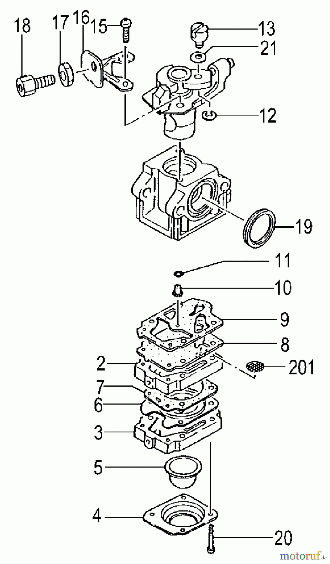  Tanaka Motoren PF-3300 - Tanaka Utility / Scooter Engine Carburetor