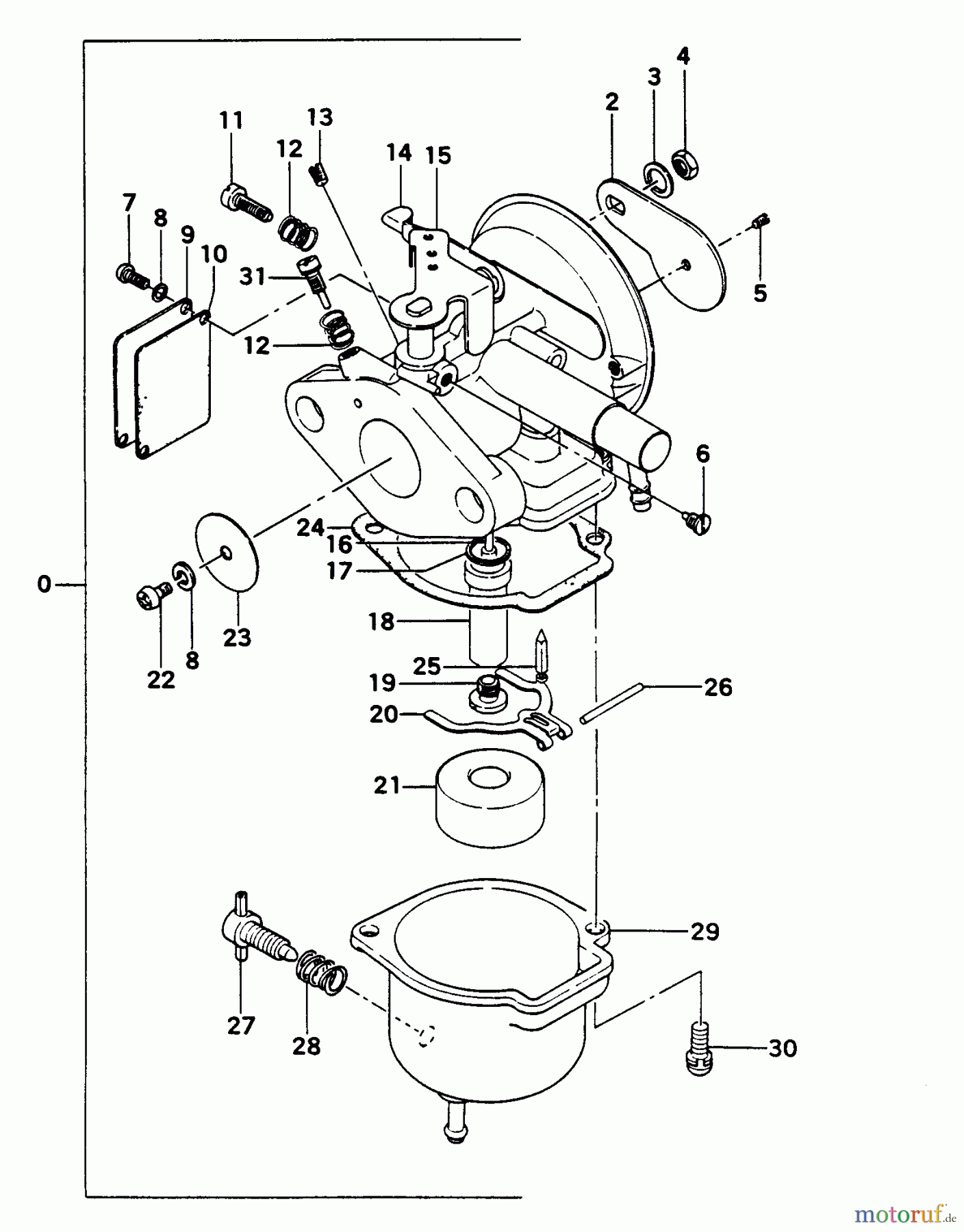  Tanaka Stromerzeuger DEG-600 - Tanaka Portable Generator Carburetor