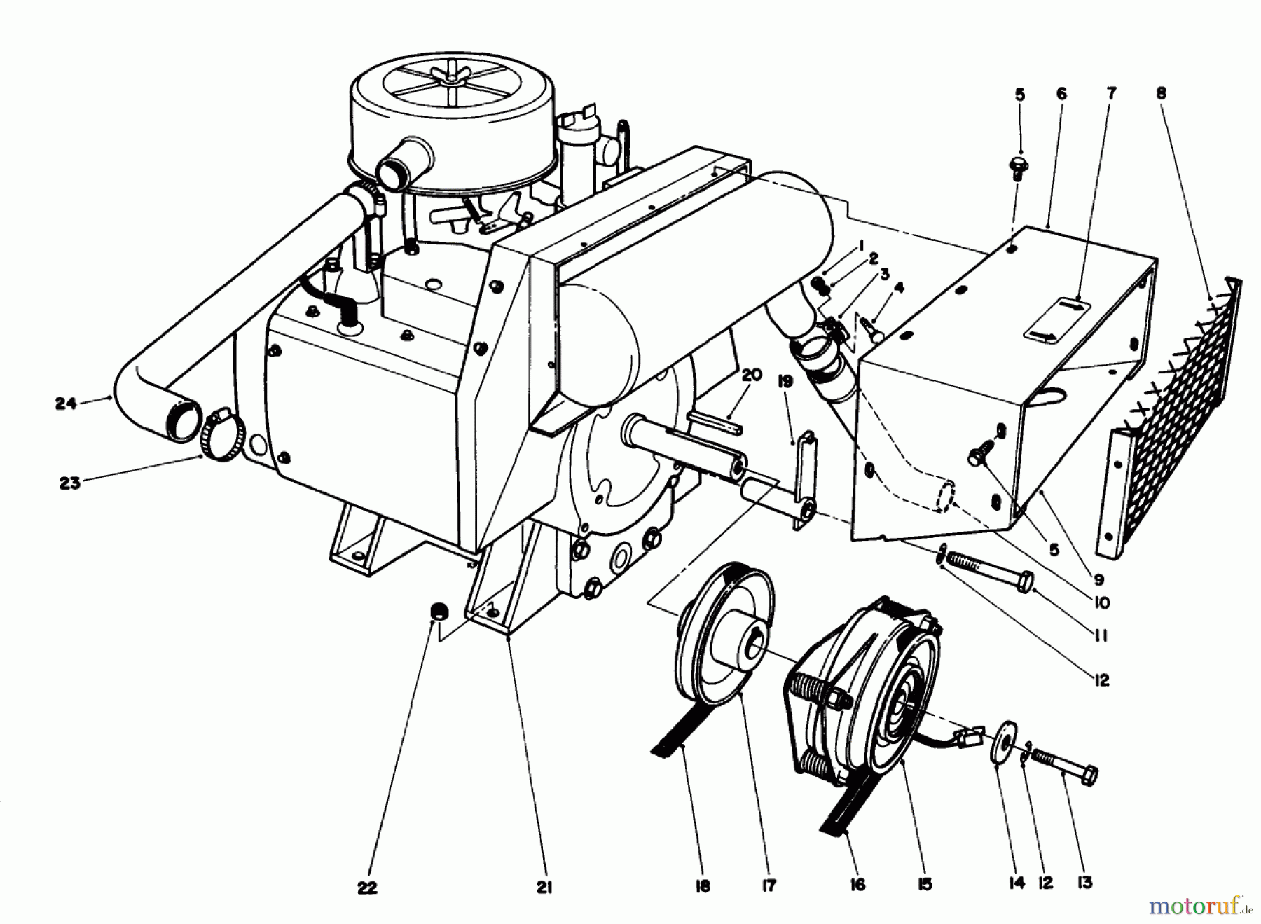  Toro Neu Mowers, Deck Assembly Only 30544 (117/120) - Toro 44