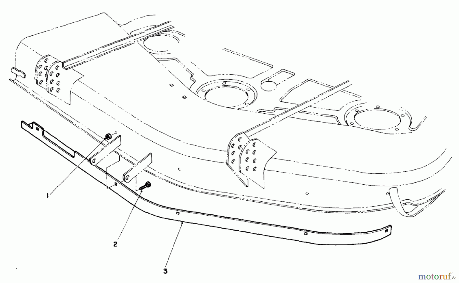  Toro Neu Mowers, Deck Assembly Only 30544 (117/120) - Toro 44