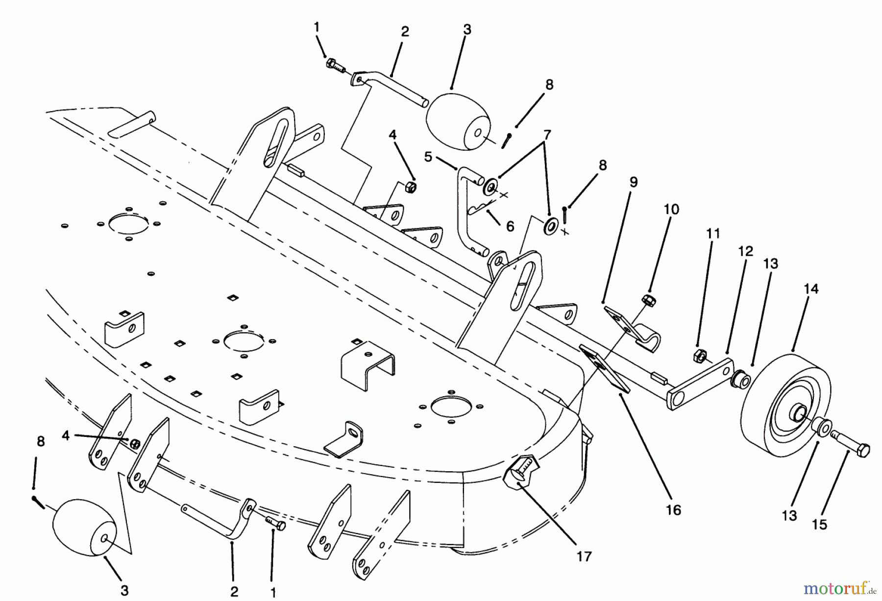  Toro Neu Mowers, Deck Assembly Only 78231 - Toro 42