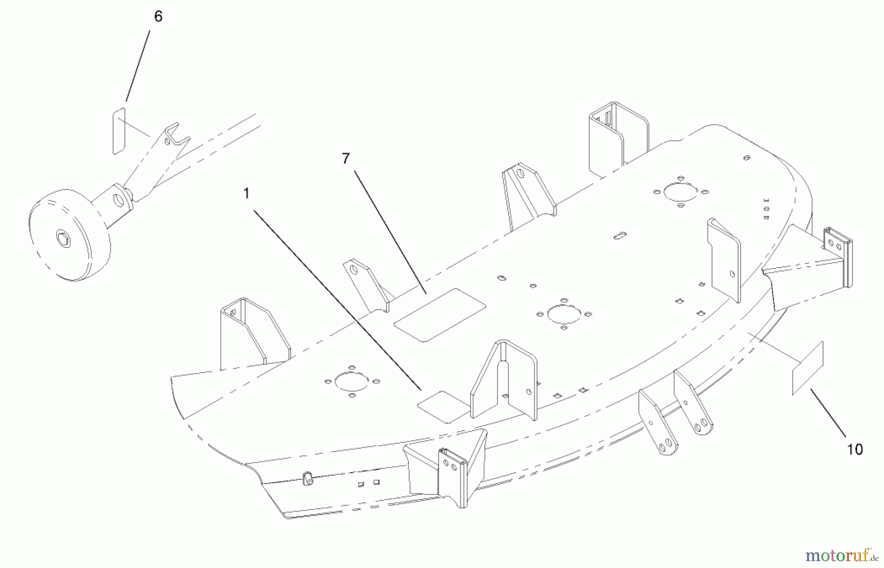  Toro Neu Mowers, Deck Assembly Only 78363DI - Toro 48