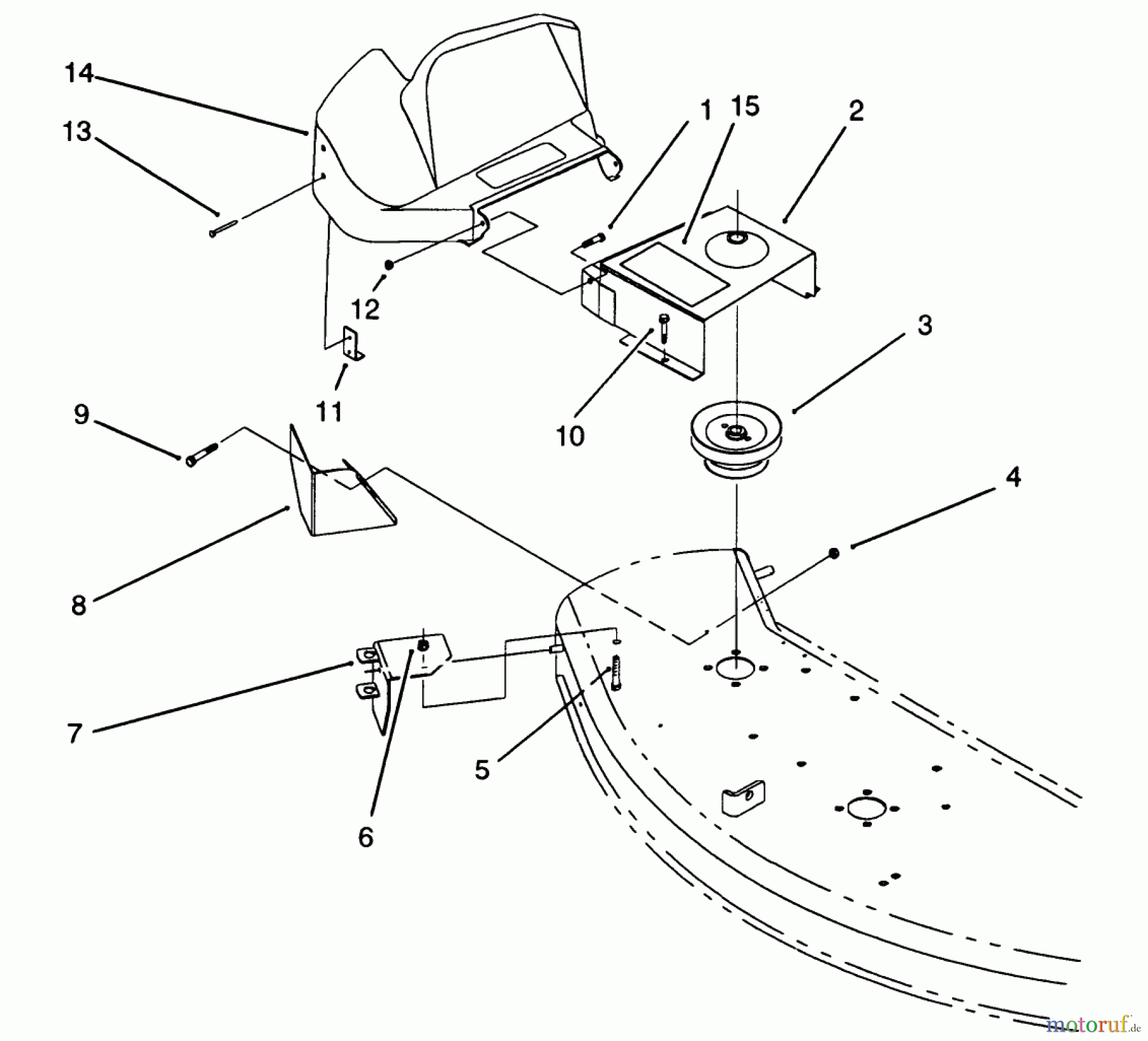  Toro Neu Accessories, Mower 07-4XVS01 - Toro Easy Twin 42