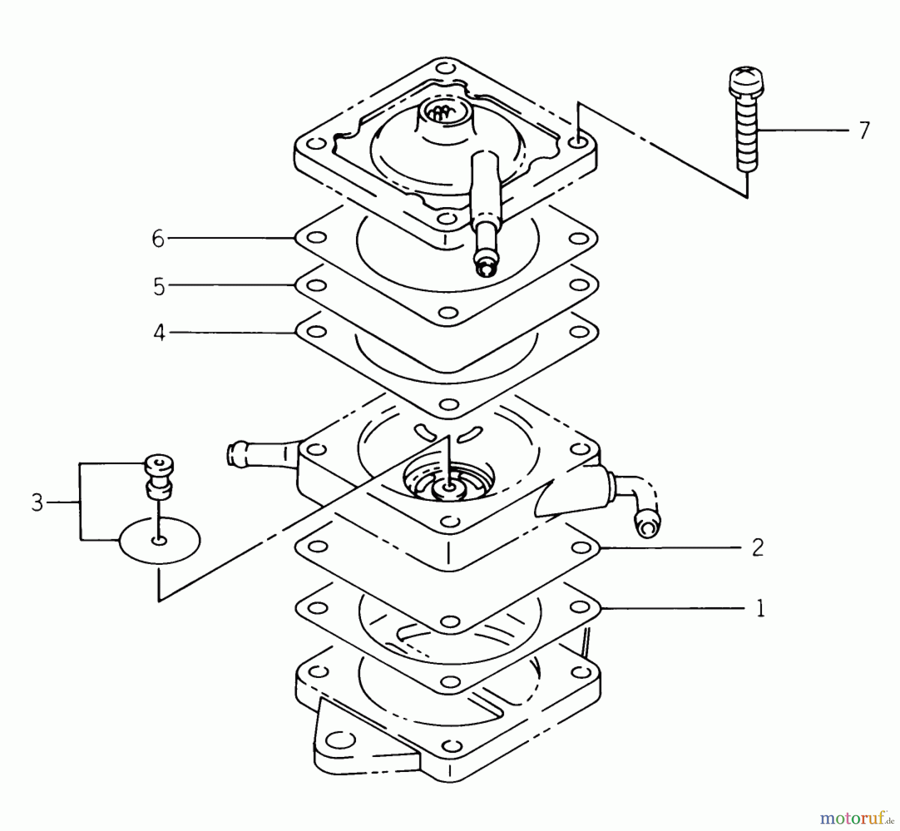  Toro Neu Mowers, Lawn & Garden Tractor Seite 1 22-17KE01 (257-H) - Toro 257-H Tractor, 1988 FUEL PUMP