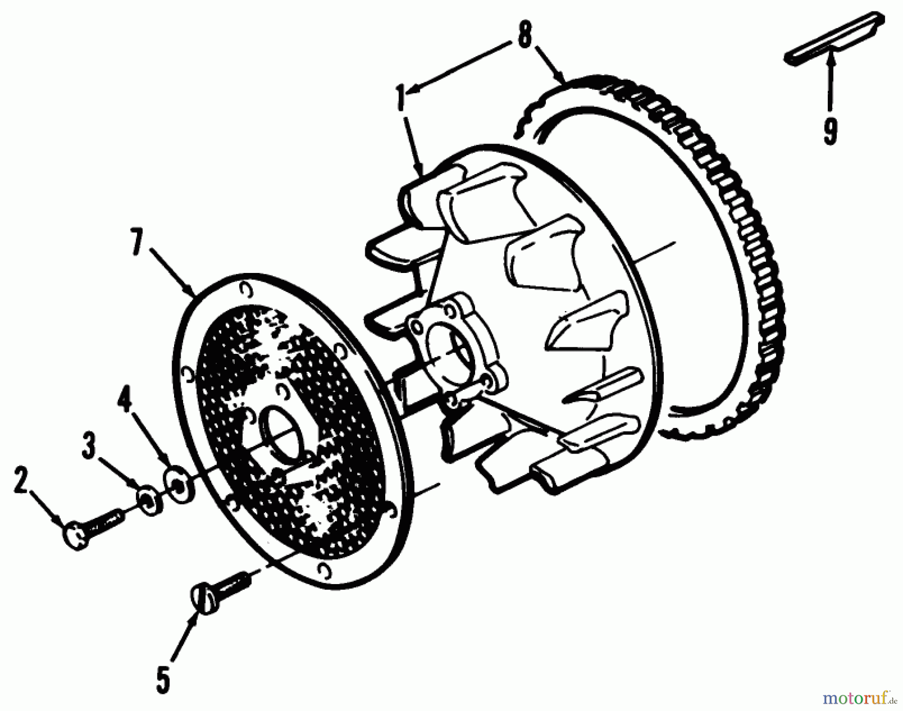  Toro Neu Mowers, Lawn & Garden Tractor Seite 1 41-20OE02 (520-H) - Toro 520-H Garden Tractor, 1991 (1000001-1999999) TORO POWER PLUS BLOWER WHEEL WITH SCREEN