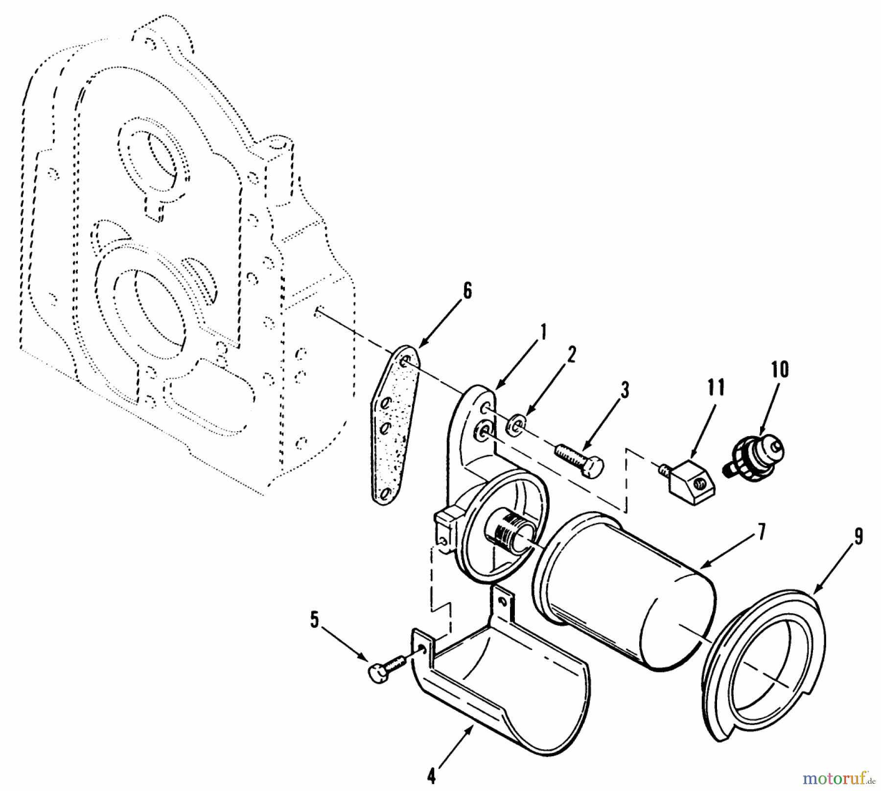  Toro Neu Mowers, Lawn & Garden Tractor Seite 1 41-20OE02 (520-H) - Toro 520-H Garden Tractor, 1991 (1000001-1999999) TORO POWER PLUS OIL FILTER & LOW OIL PRESSURE CUT-OFF SWITCH