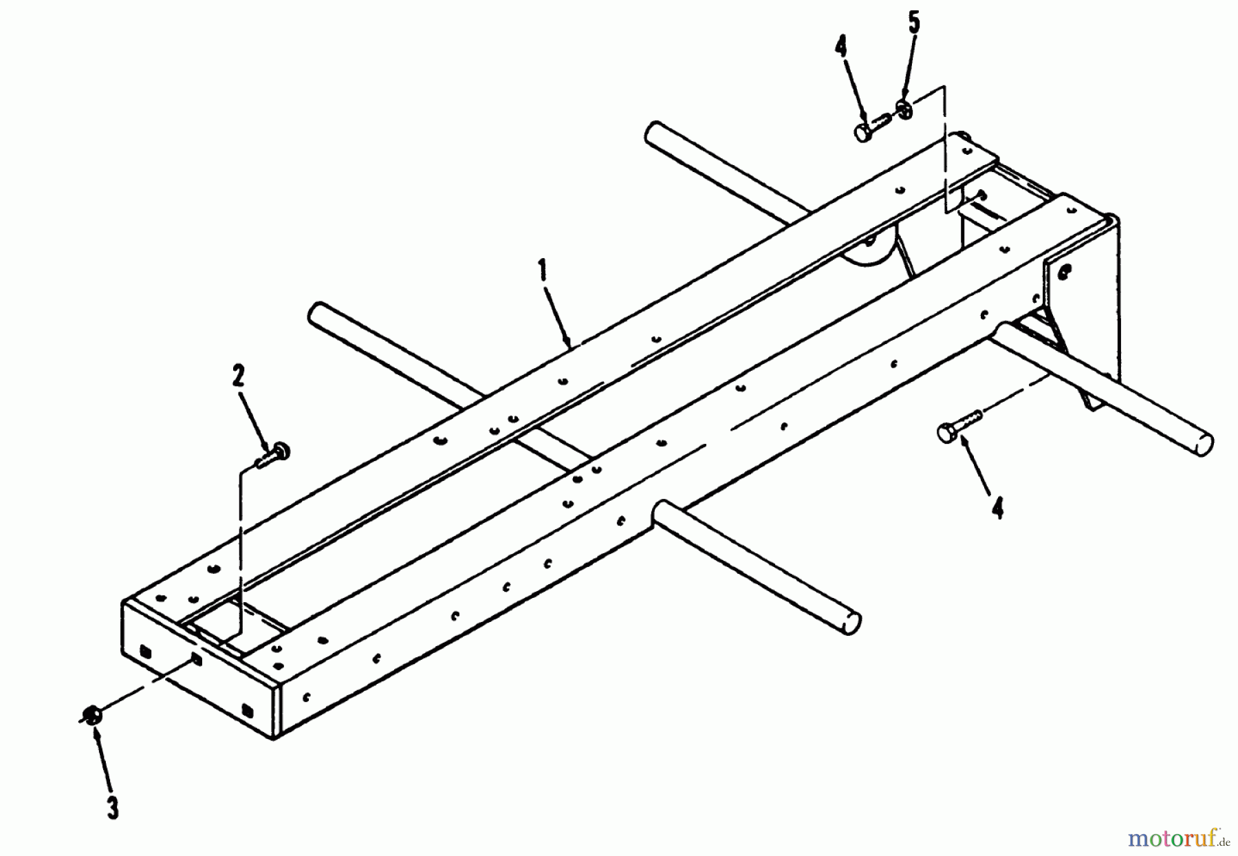  Toro Neu Mowers, Lawn & Garden Tractor Seite 1 41-20OE03 (520-H) - Toro 520-H Garden Tractor, 1992 (2000001-2999999) FRAME