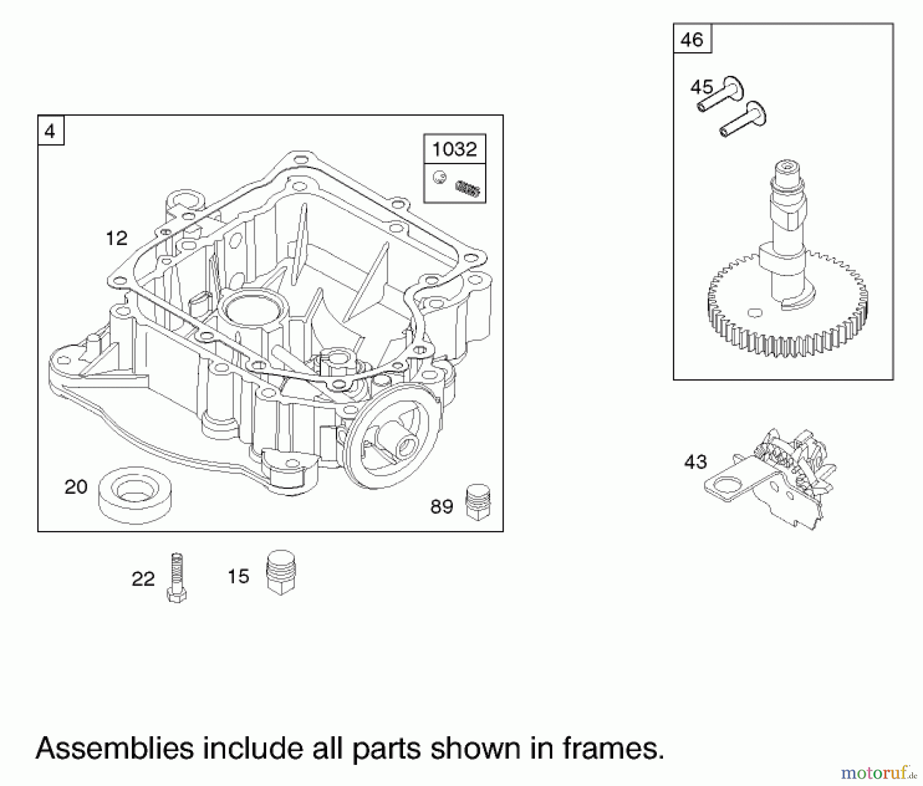  Toro Neu Mowers, Lawn & Garden Tractor Seite 1 71228 (17-44HXL) - Toro 17-44HXL Lawn Tractor, 2004 (240000001-240999999) CRANKCASE ASSEMBLY BRIGGS AND STRATTON 31F777-0123-E1