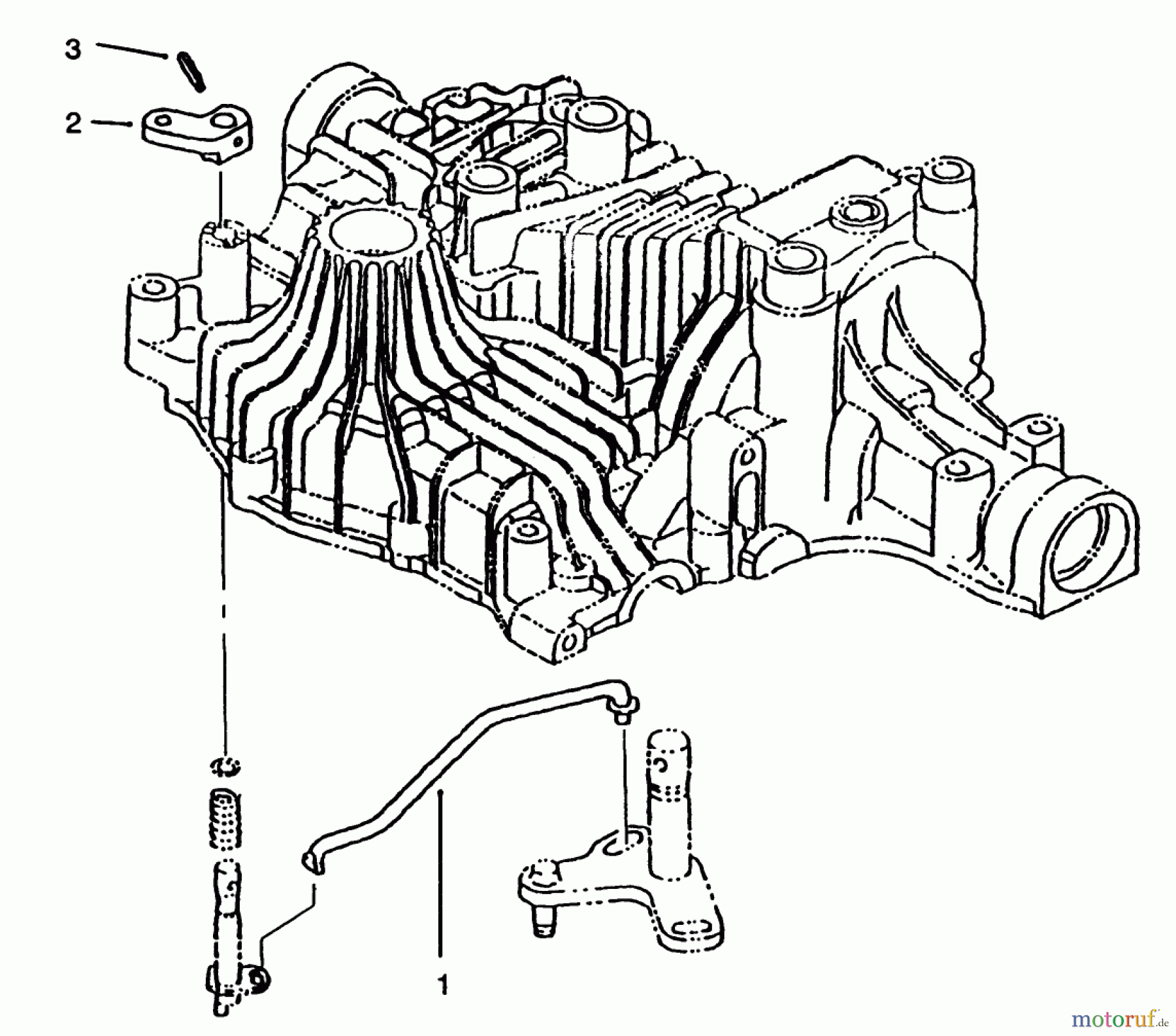  Toro Neu Mowers, Lawn & Garden Tractor Seite 1 72042 (264-6) - Toro 264-6 Yard Tractor, 1994 (4900001-4999999) BYPASS RETURN