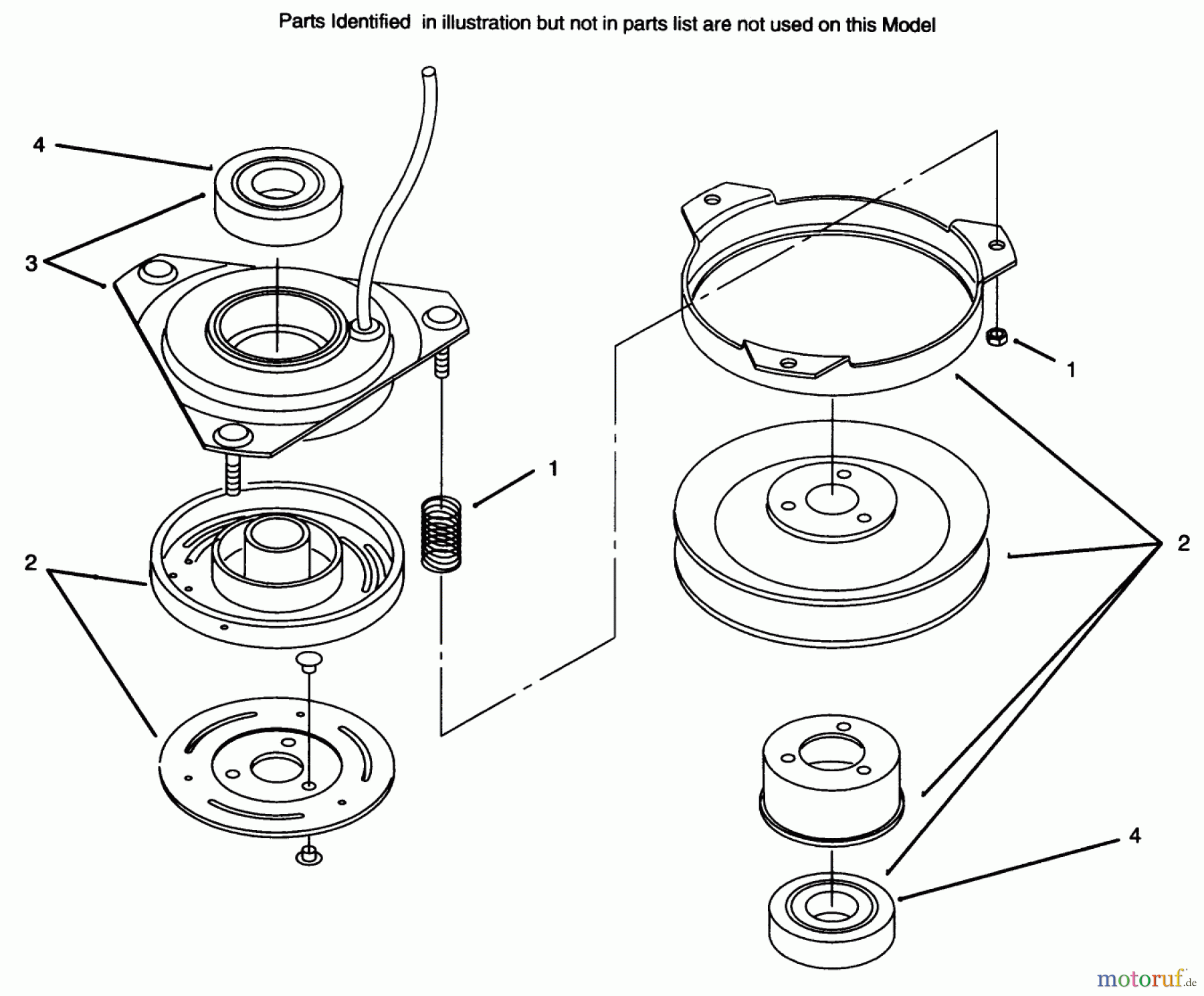  Toro Neu Mowers, Lawn & Garden Tractor Seite 1 72045 (265-6) - Toro 265-6 Yard Tractor, 1996 (6900001-6999999) CLUTCH 94-2514