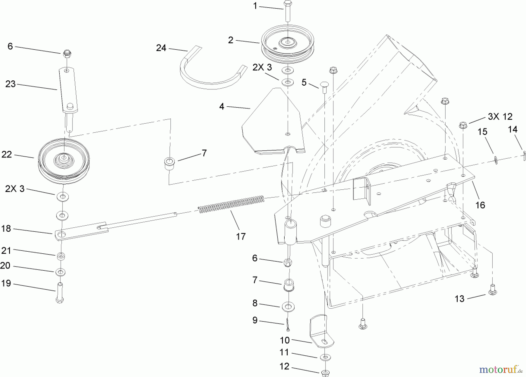  Toro Neu Accessories, Mower 79167 - Toro 48