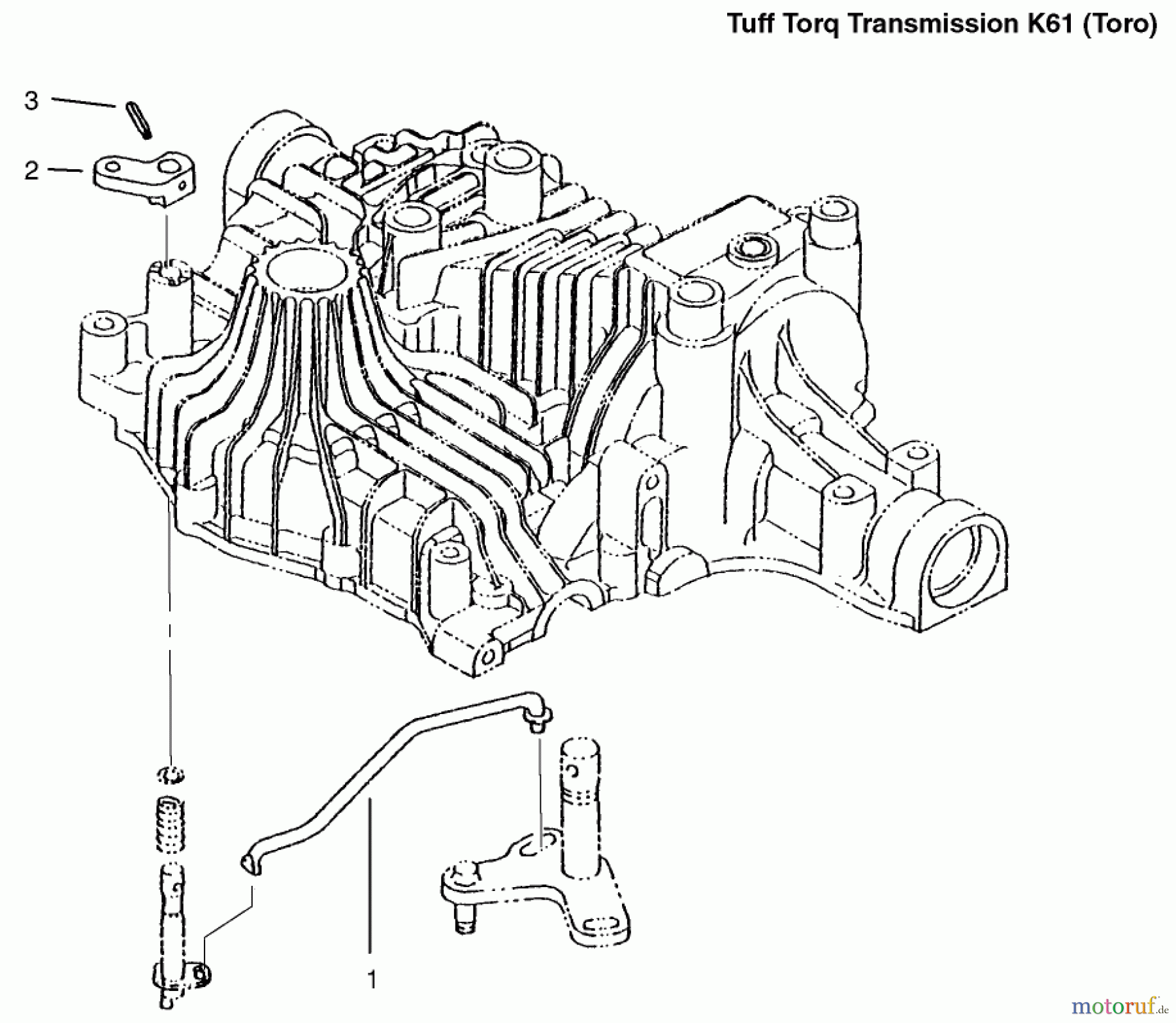  Toro Neu Mowers, Lawn & Garden Tractor Seite 1 72105 (268-H) - Toro 268-H Lawn and Garden Tractor, 1999 (9900001-9999999) BYPASS RETURN