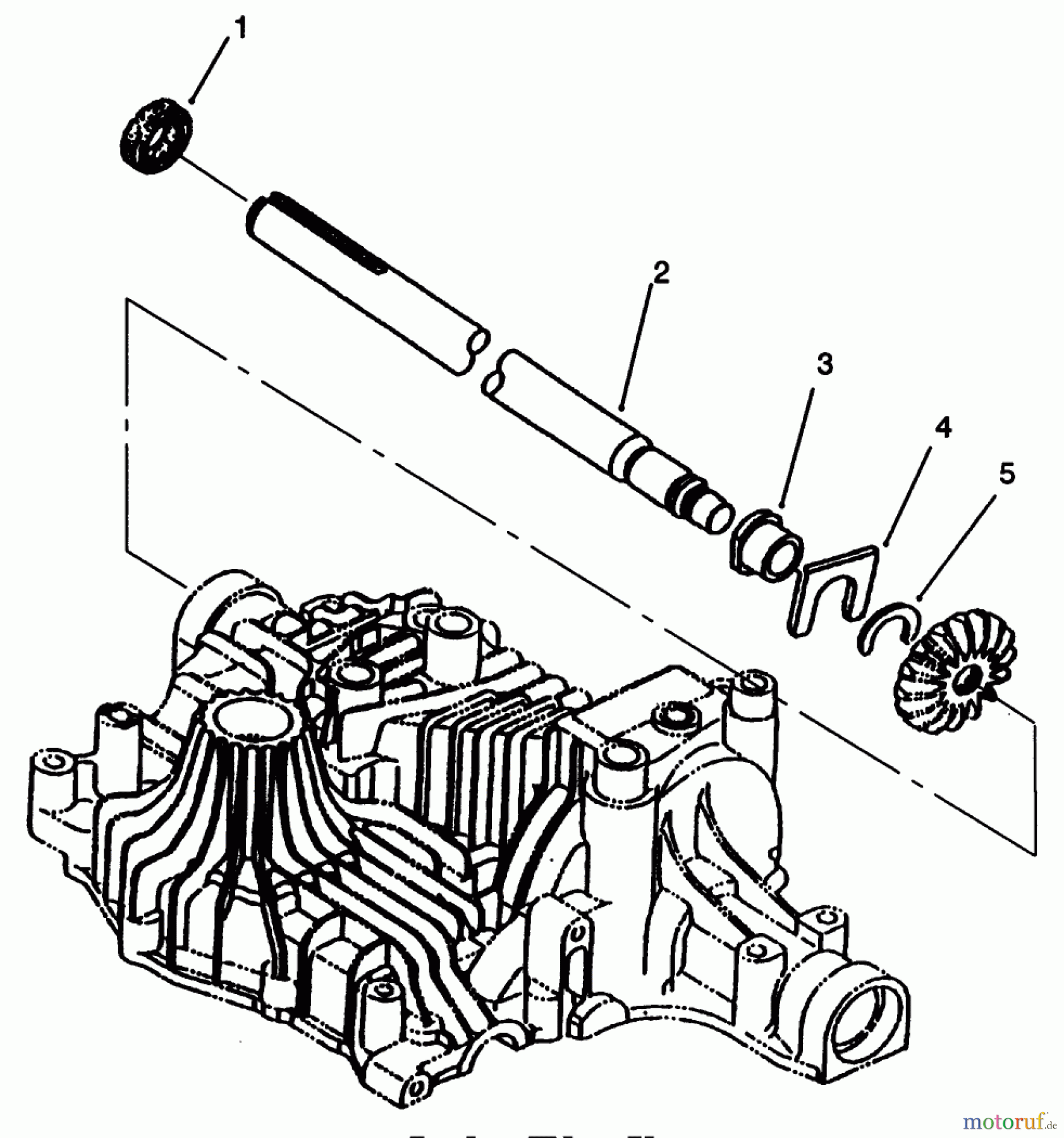  Toro Neu Mowers, Lawn & Garden Tractor Seite 1 72102 (269-H) - Toro 269-H Lawn and Garden Tractor, 1996 (6900001-6999999) AXLE SHAFT