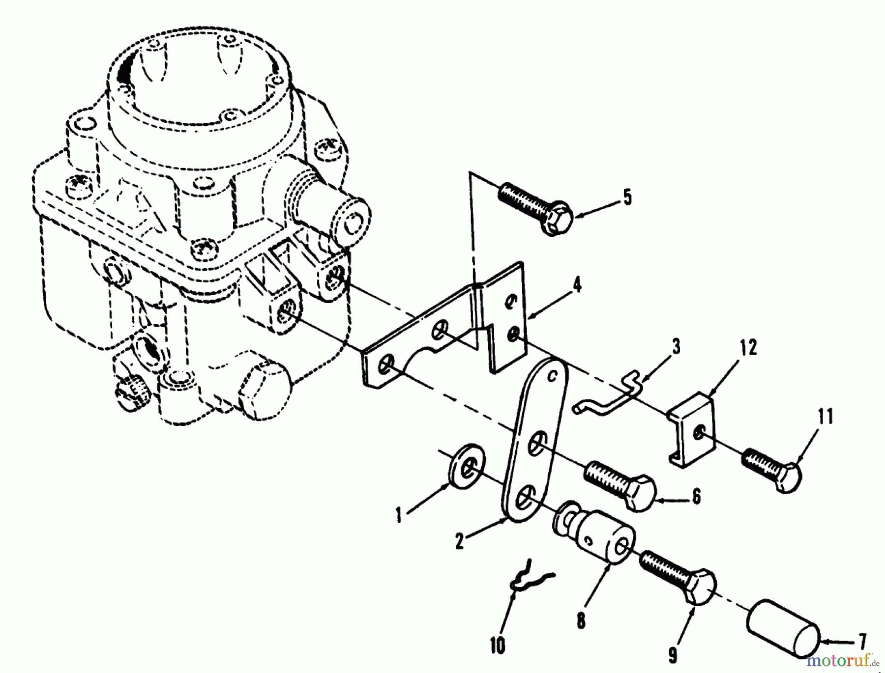  Toro Neu Mowers, Lawn & Garden Tractor Seite 1 73440 (416-8) - Toro 416-8 Garden Tractor, 1993 (3900001-3999999) CHOKE LINKAGE