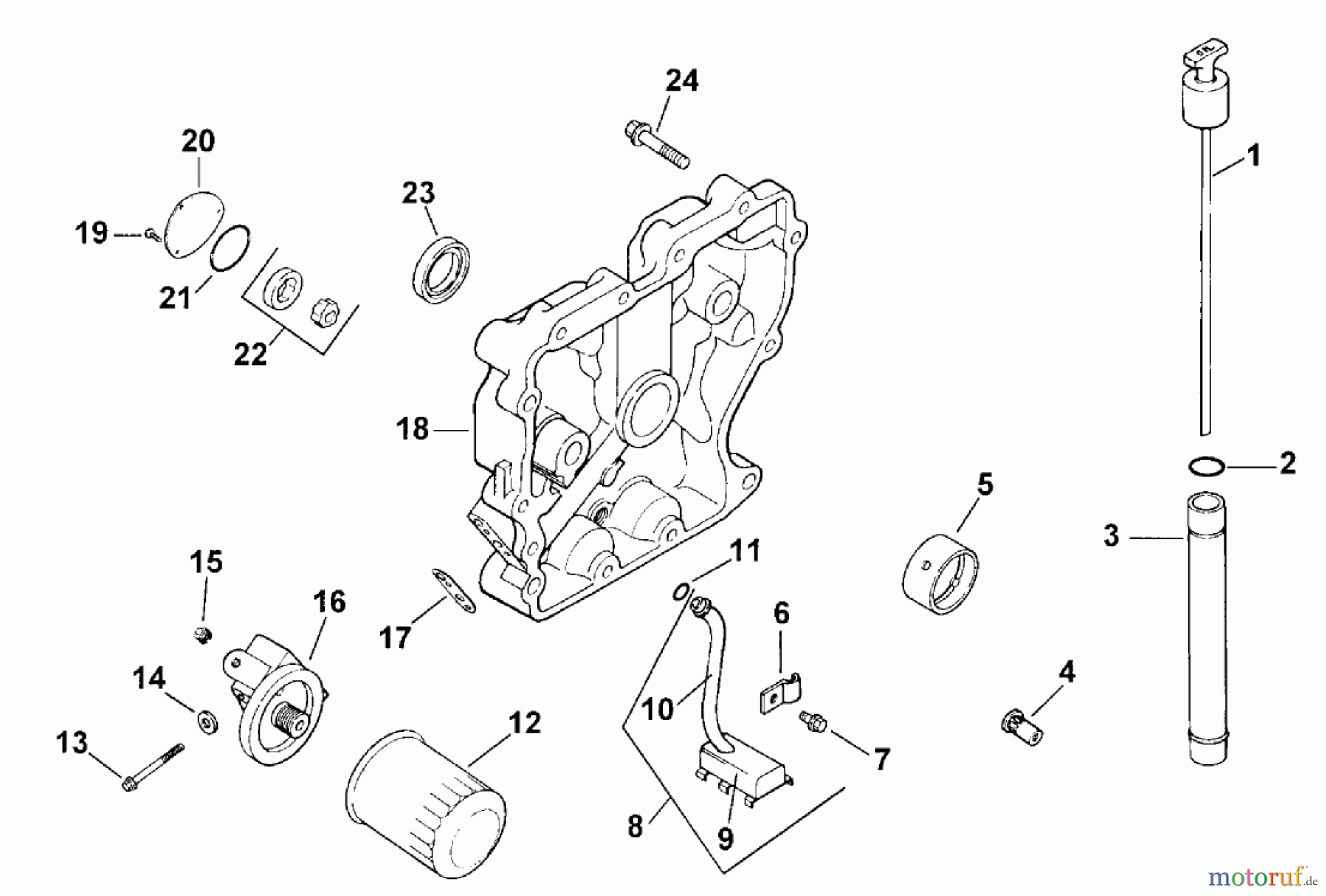  Toro Neu Mowers, Lawn & Garden Tractor Seite 1 73429 (312-8) - Toro 312-8 Garden Tractor, 2001 (210000001-210999999) OIL PAN/LUBRICATION (MODEL 73429 ONLY)