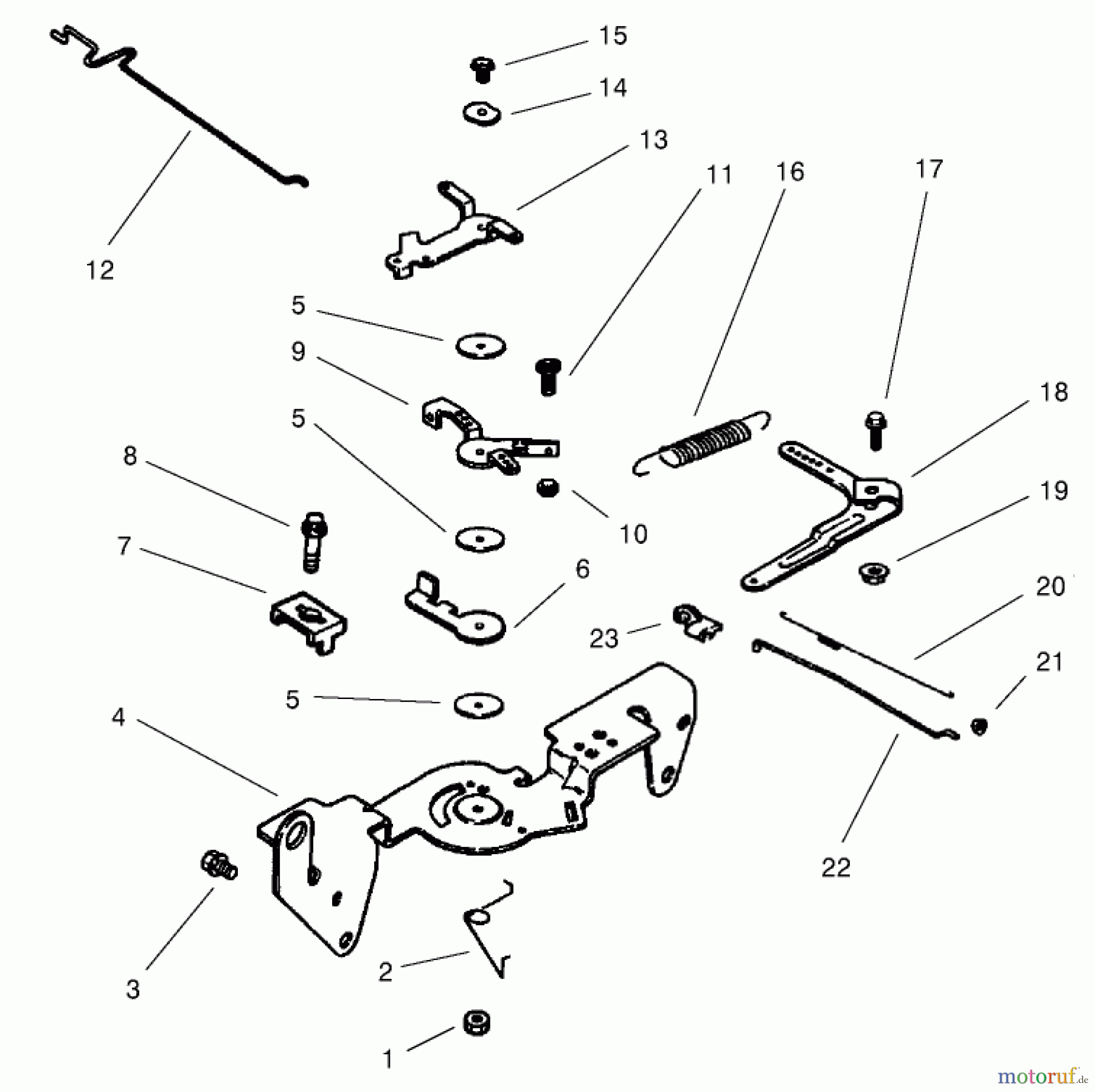  Toro Neu Mowers, Lawn & Garden Tractor Seite 1 73471 (518xi) - Toro 518xi Garden Tractor, 2000 (200000001-200999999) GROUP 9-ENGINE CONTROLS (MODELS 73542 & 73570)