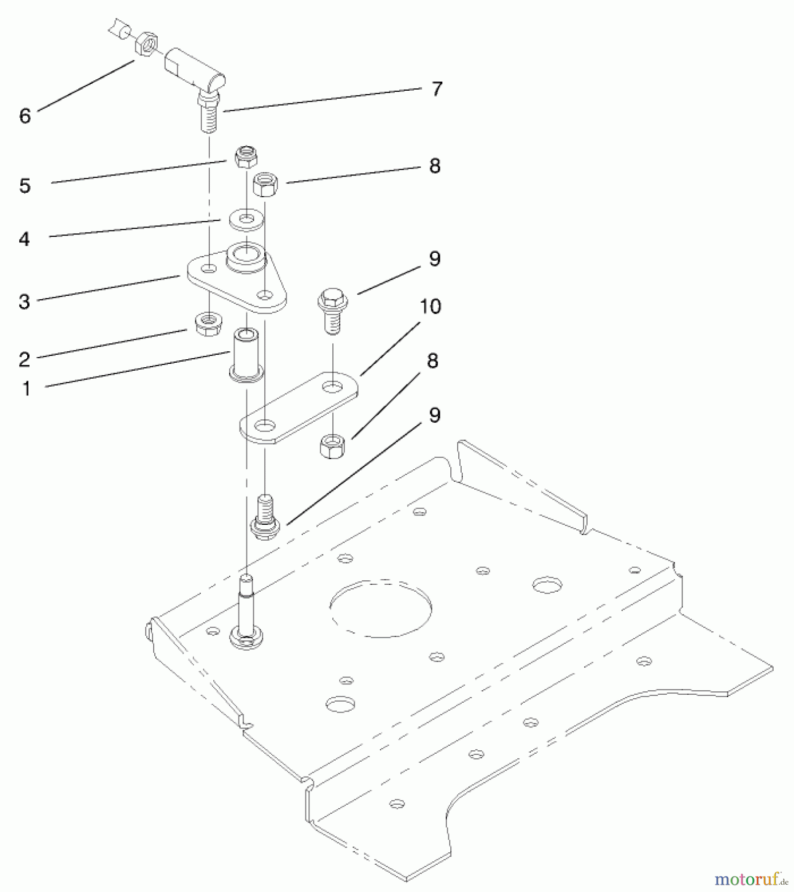  Toro Neu Mowers, Lawn & Garden Tractor Seite 1 73547 (520Lxi) - Toro 520Lxi Garden Tractor, 2000 (200000001-200000241) FRONT SMART TURN ASSEMBLY